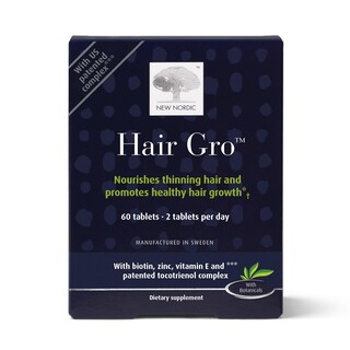 Foto 1 | Suplemento New Nordic Hair Gro de 60 Tabletas-Venta Internacional