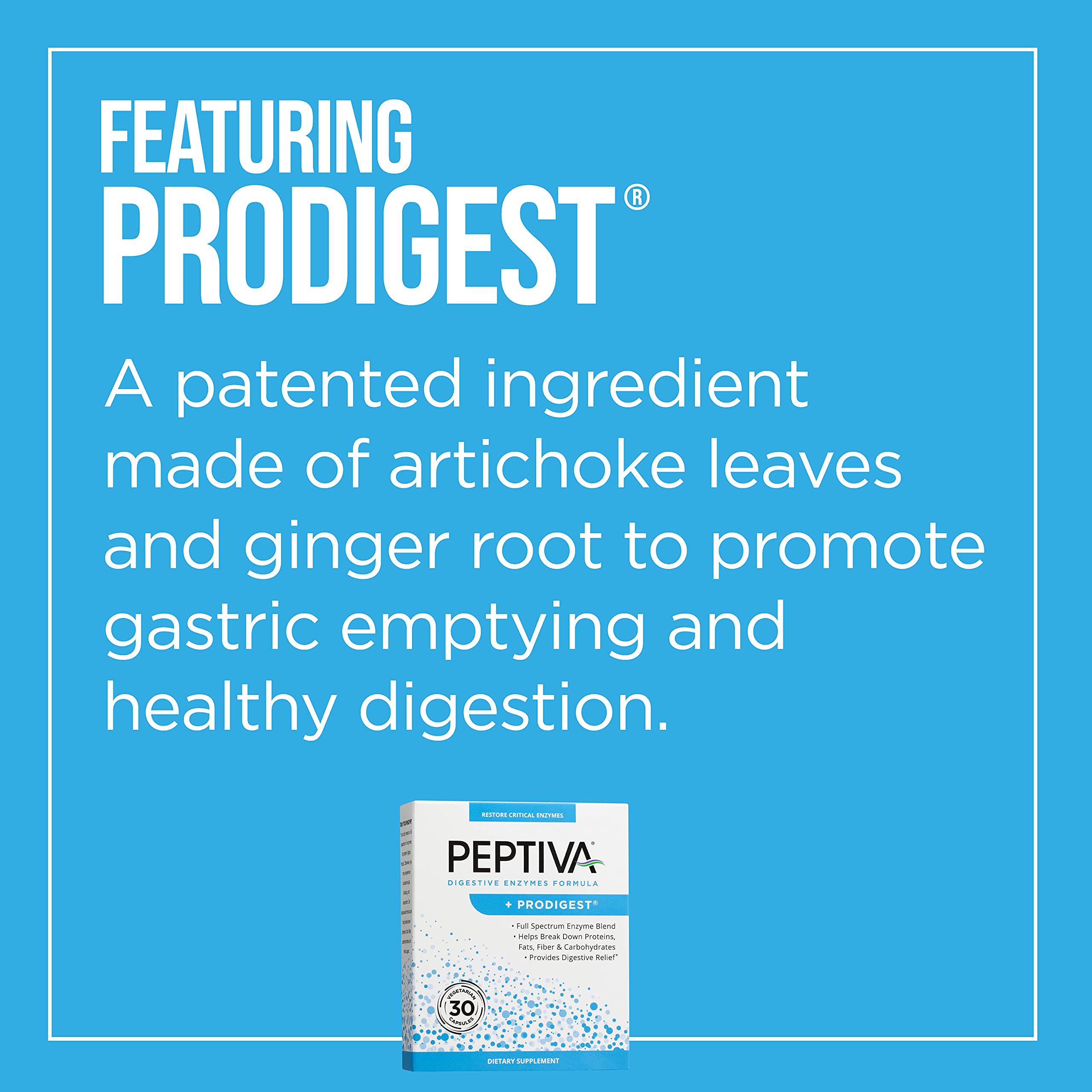 Foto 7 pulgar | Suplemento Peptiva Digestive Enzyme + Prodigest 30 Comprimidos - Venta Internacional