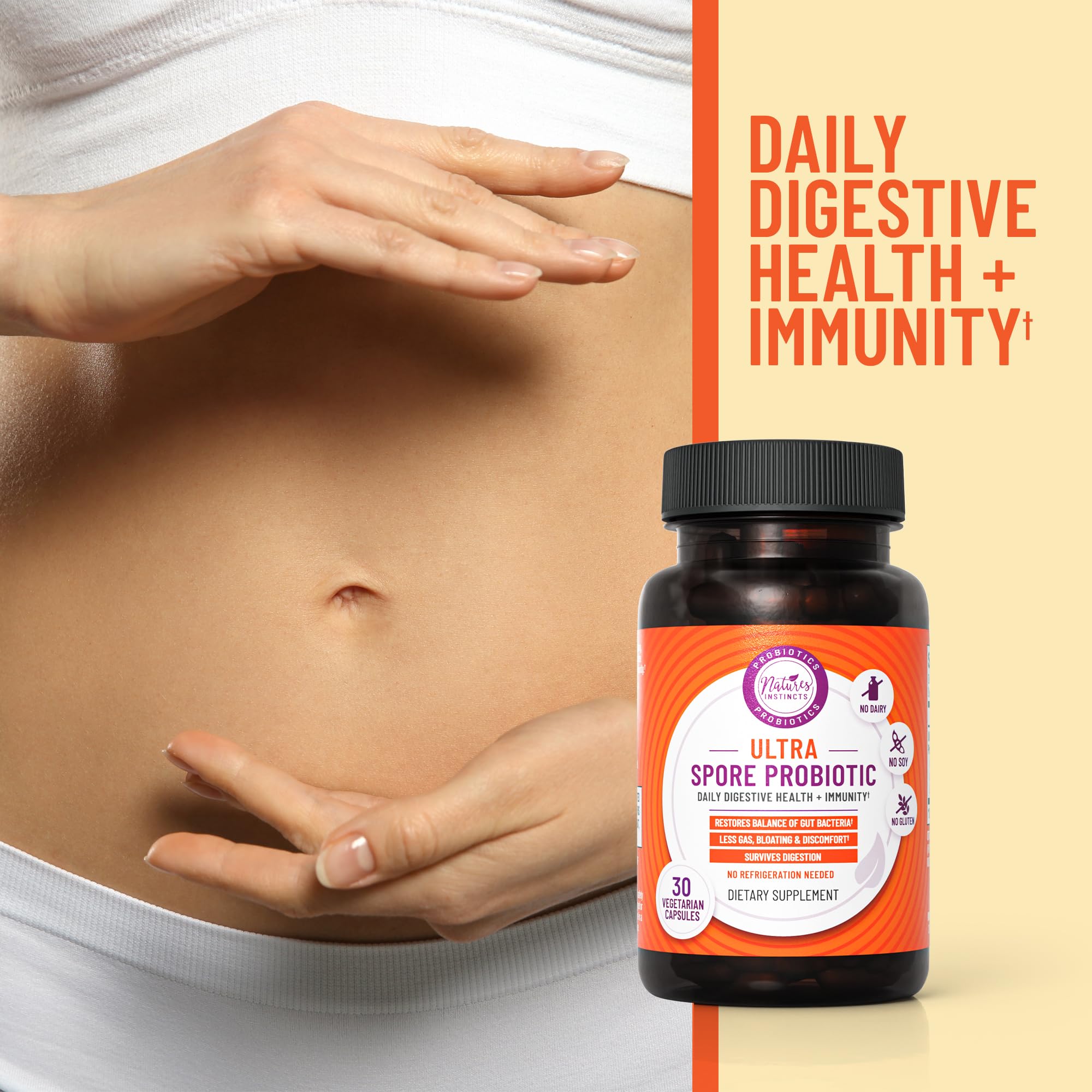 Foto 5 pulgar | Probiotic Natures Instincts Ultra Spore 30 Cápsulas - Venta Internacional