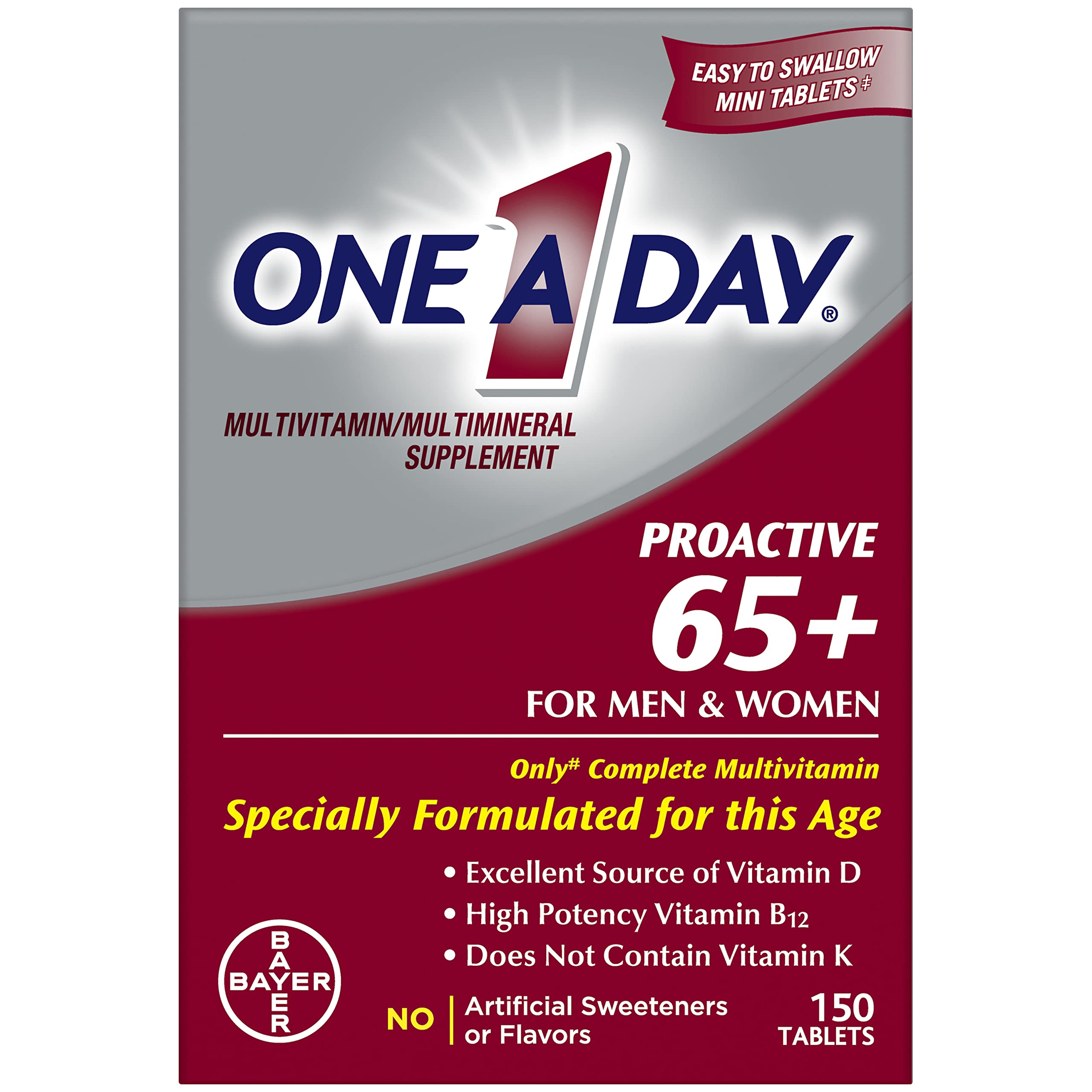 Foto 2 pulgar | Suplemento One a Day Multivitamínico de 150 Tabletas-Venta Internacional