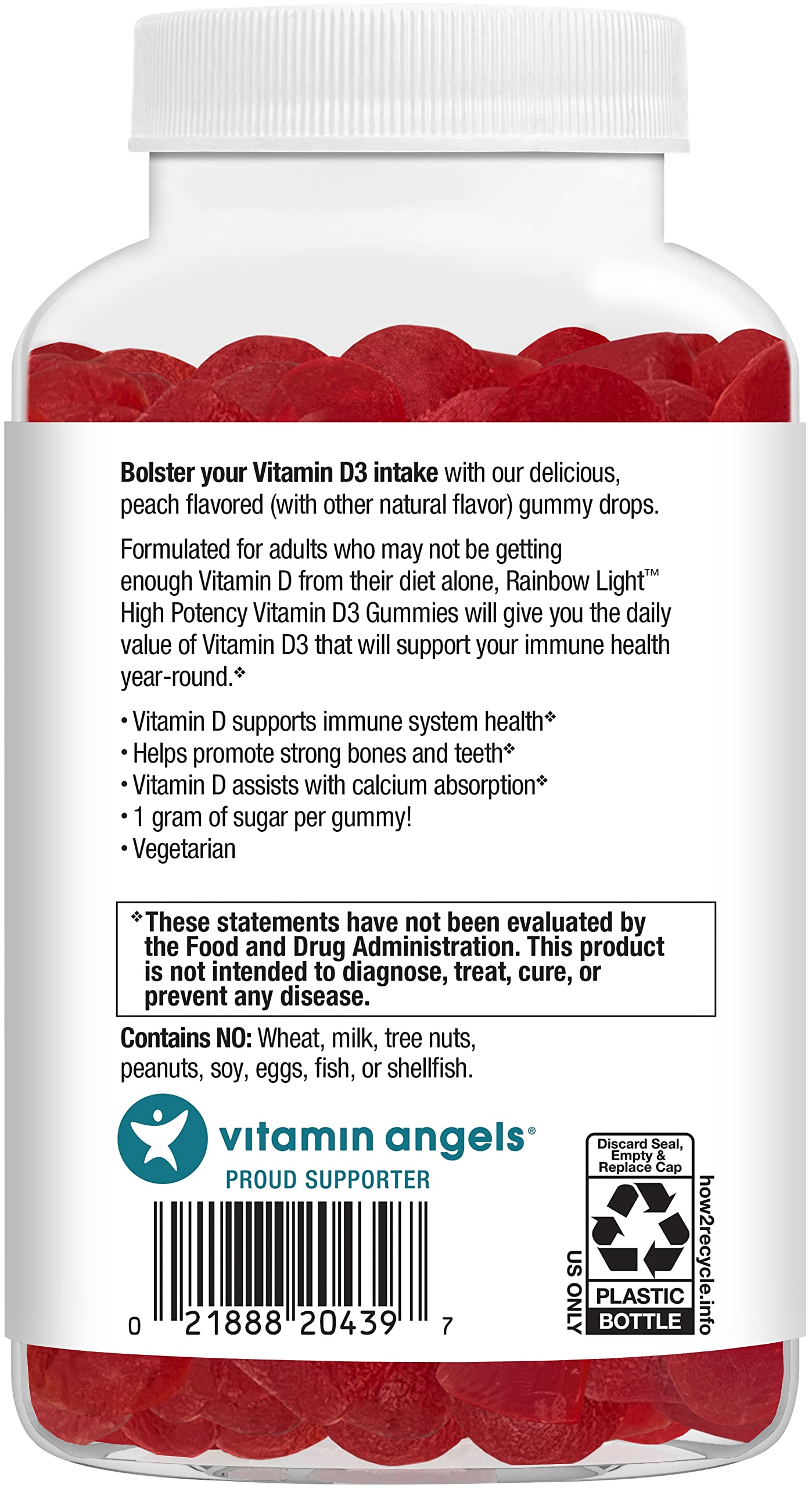 Foto 5 pulgar | Suplemento Rainbow Light Vitamina Dde 120 Gomitas-Venta Internacional
