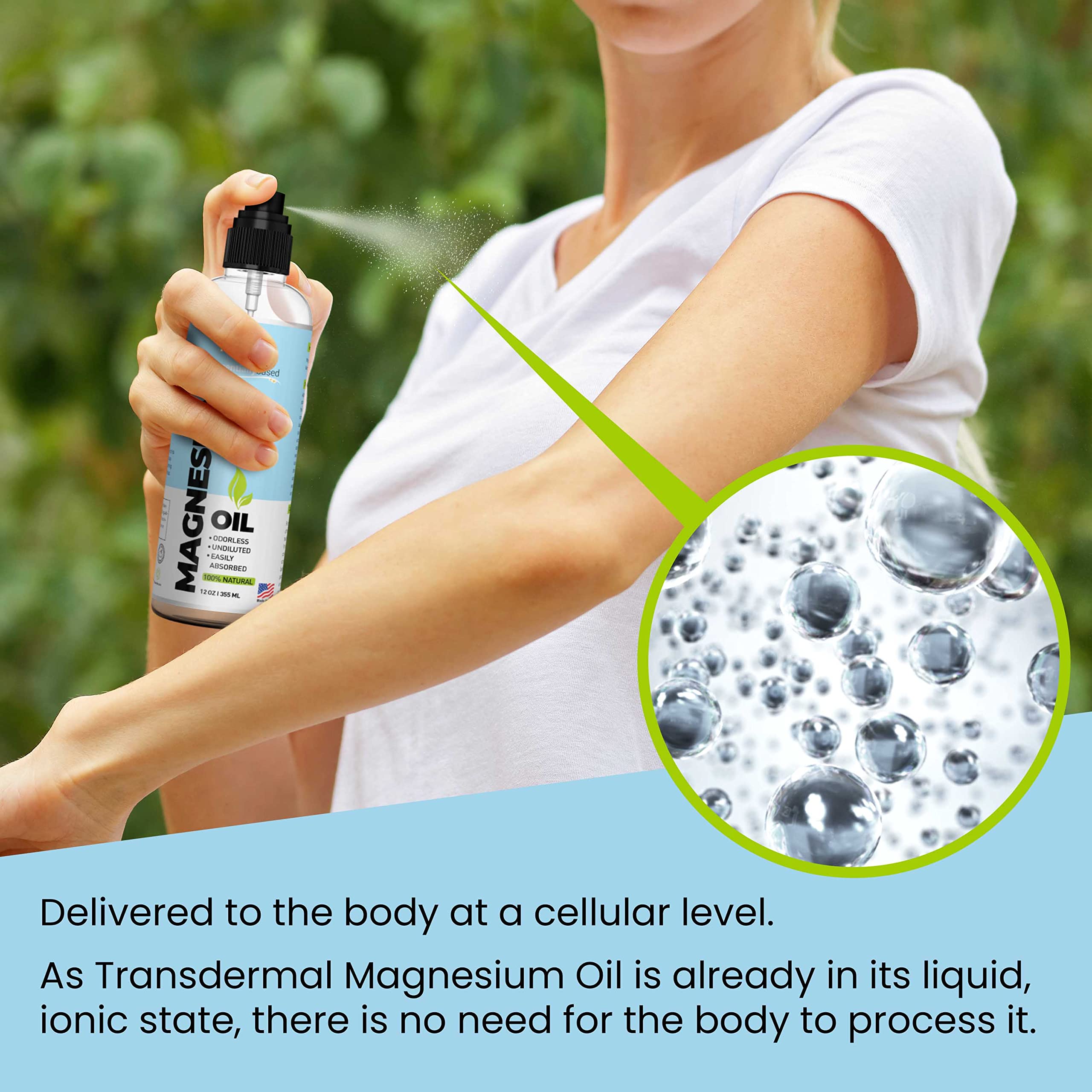Foto 8 pulgar | Spray de Aceite de Magnesio a Base de Esencia Extra Fuerte 355 Ml - Venta Internacional