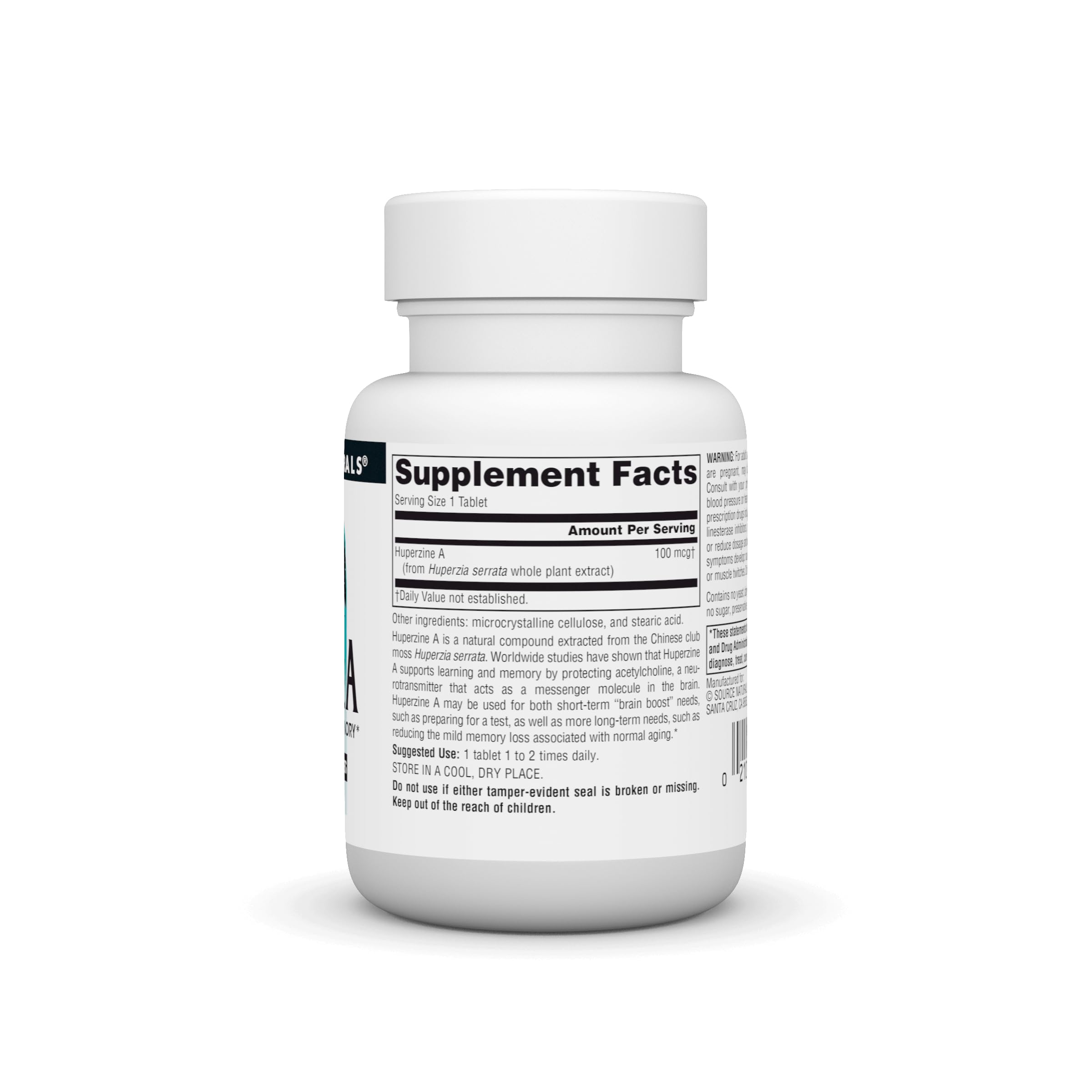 Foto 3 pulgar | Huperzina A De Supplement Source Naturals, 100 Mcg, 120 Tabletas - Venta Internacional.
