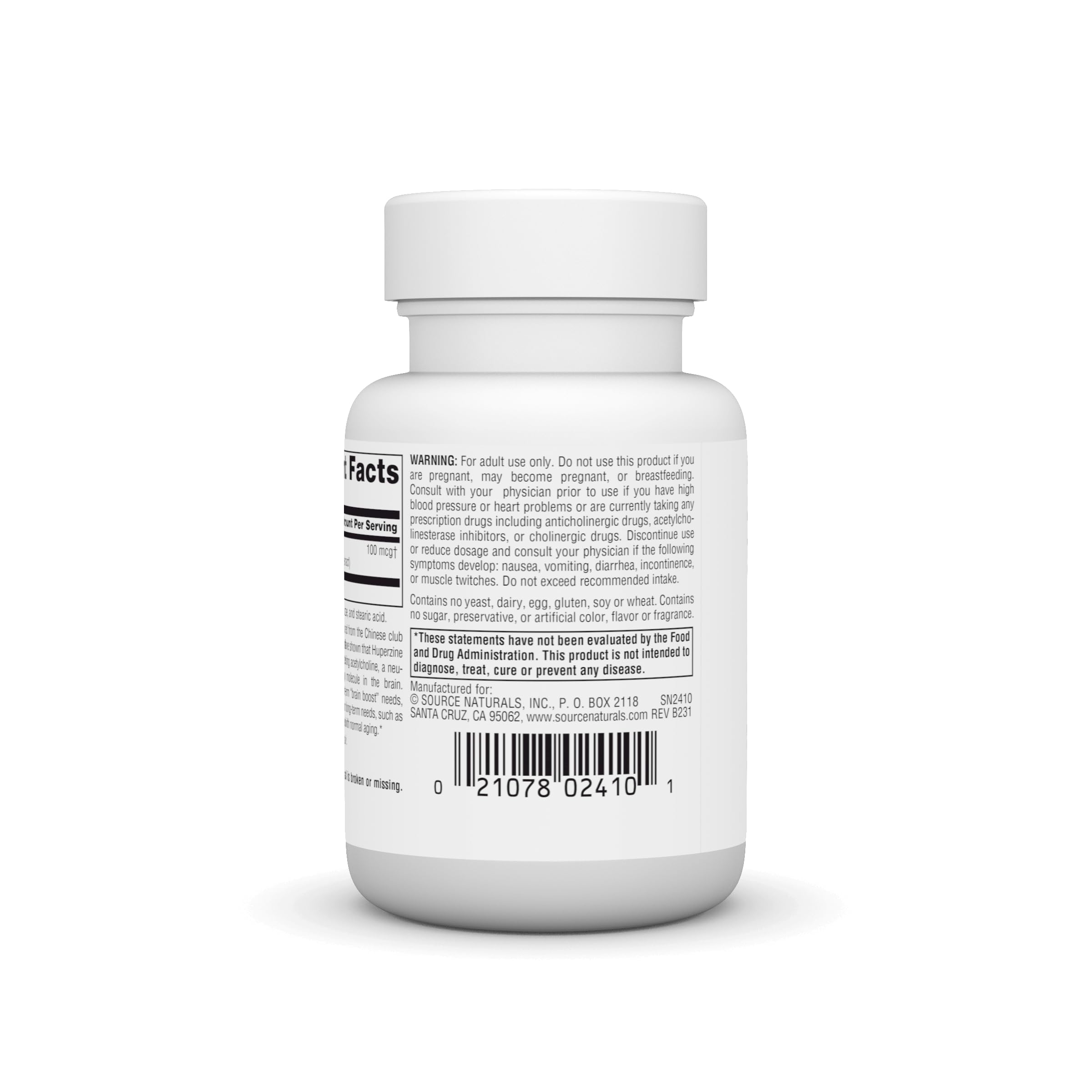 Foto 4 pulgar | Huperzina A De Supplement Source Naturals, 100 Mcg, 120 Tabletas - Venta Internacional.