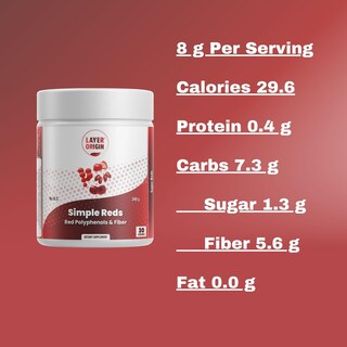 Foto 7 | Polvo De Fruta Orgánica Supplement Layer Origin Simple Reds - Venta Internacional.