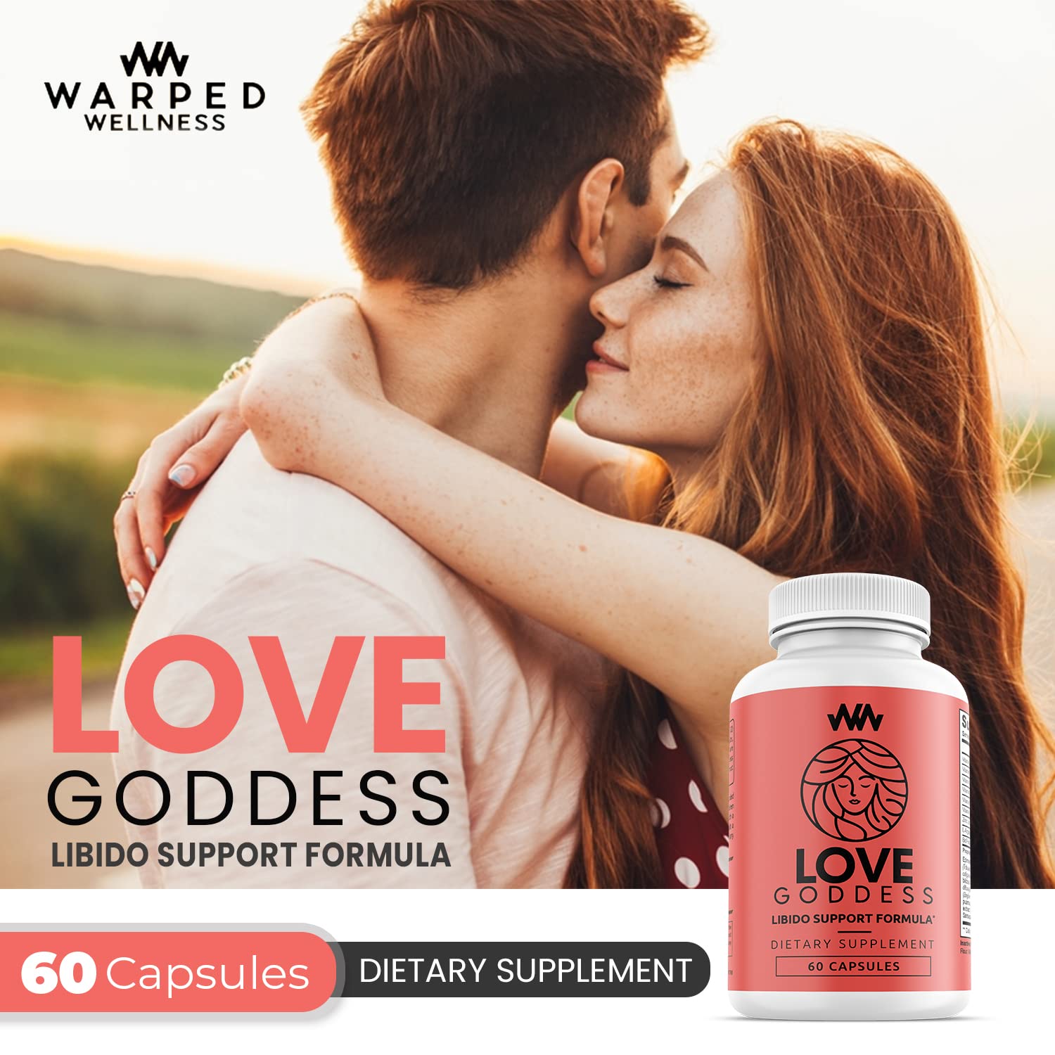 Foto 3 pulgar | Suplemento Warped Wellness Love Goddess Libido Boost Women - Venta Internacional.