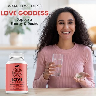 Foto 6 | Suplemento Warped Wellness Love Goddess Libido Boost Women - Venta Internacional.