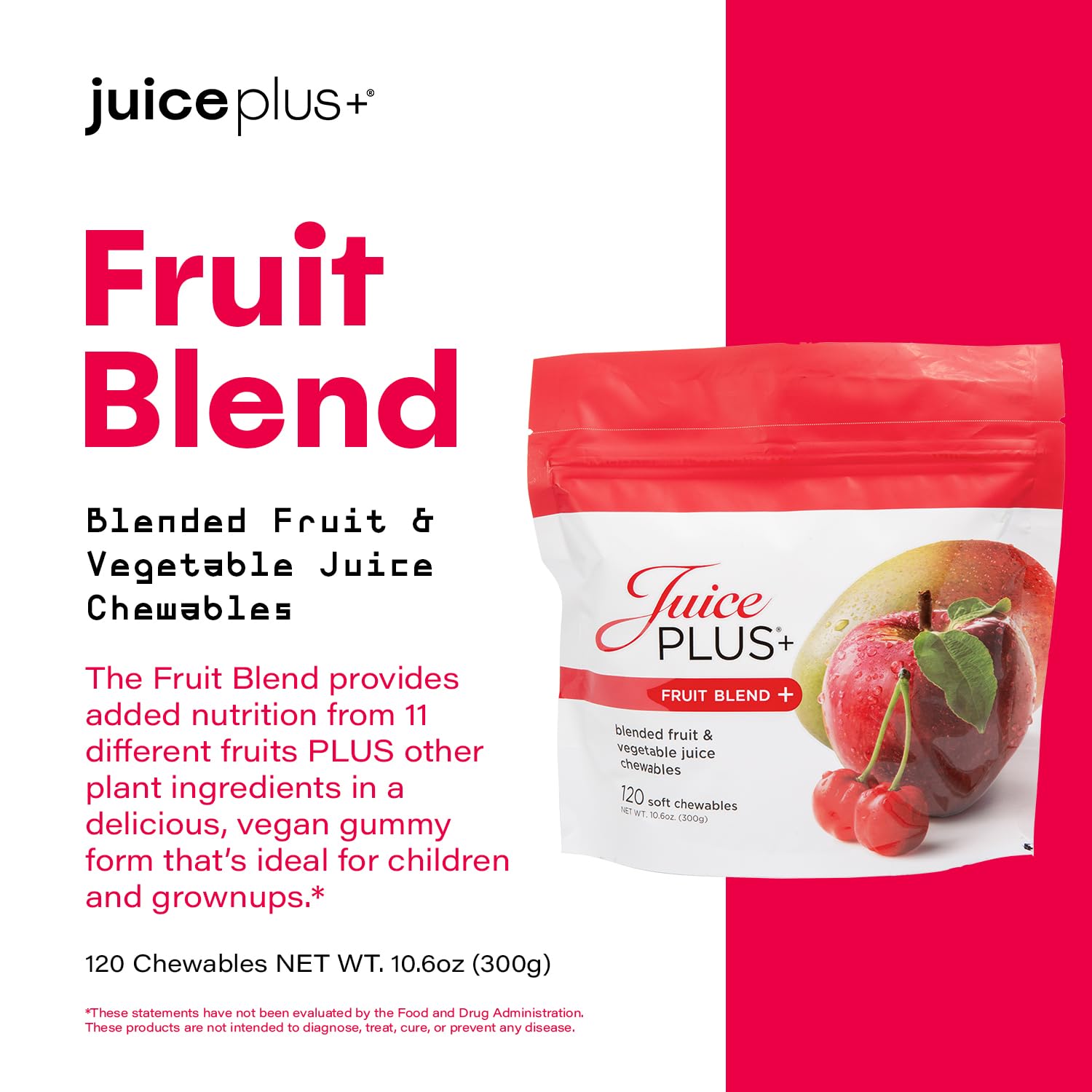 Foto 4 pulgar | Gomitas Blandas Masticables Con Mezcla De Frutas Supplement Juice Plus+ - Venta Internacional.