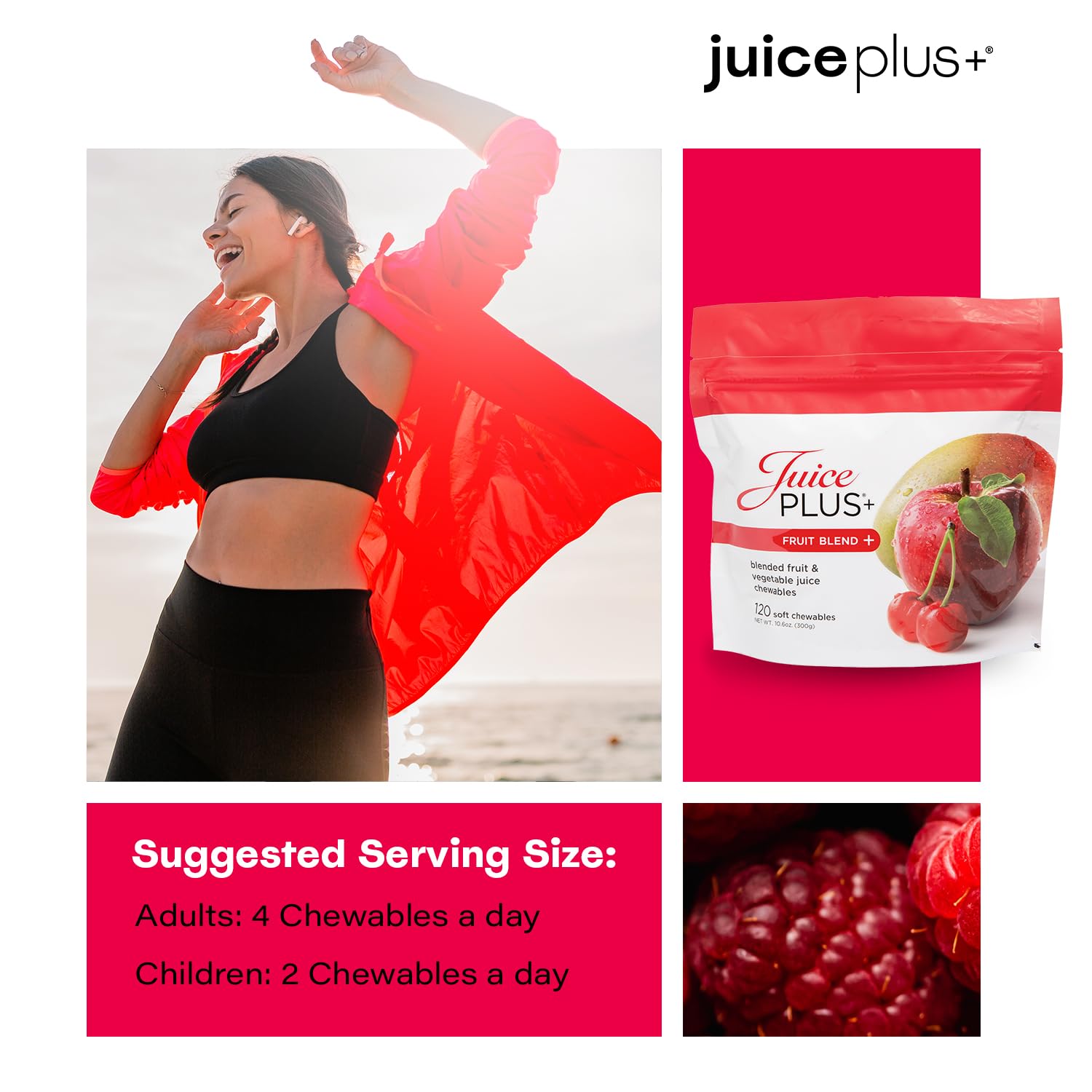 Foto 6 pulgar | Gomitas Blandas Masticables Con Mezcla De Frutas Supplement Juice Plus+ - Venta Internacional.