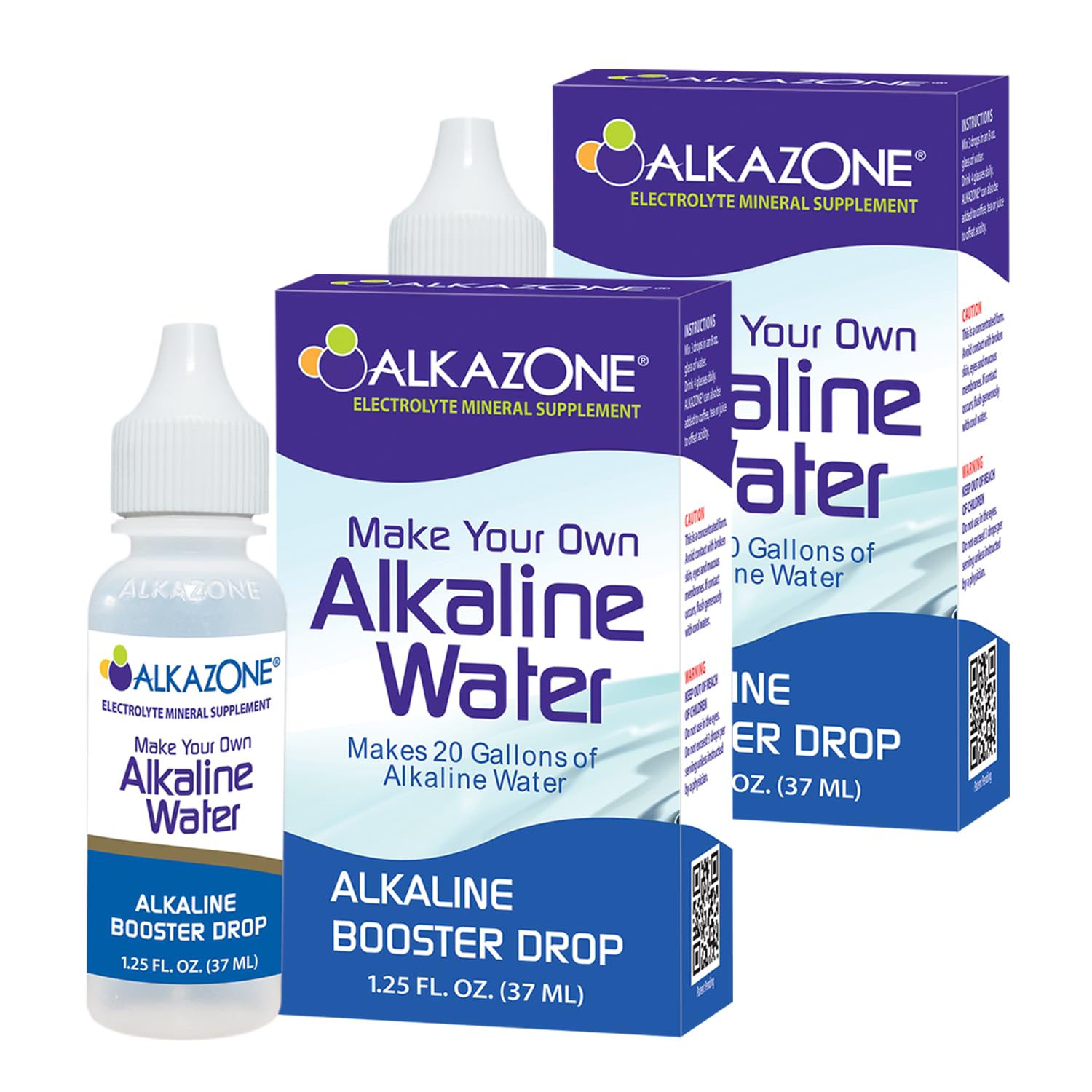 Foto 2 pulgar | Alkaline Booster Drop Alkazone 37 Ml (2 Paquetes) Hace Agua Alcalina - Venta Internacional.