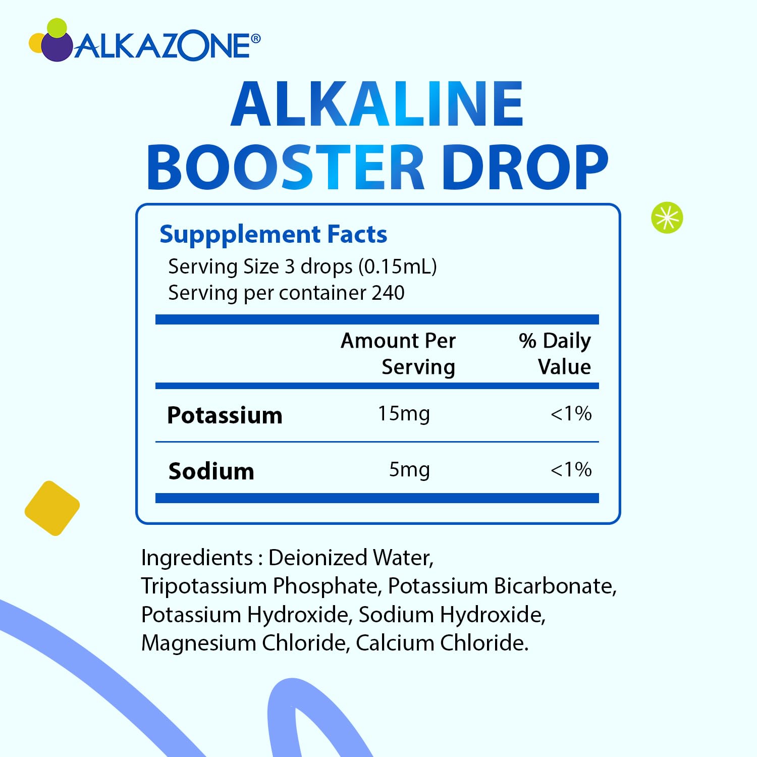 Foto 3 pulgar | Alkaline Booster Drop Alkazone 37 Ml (2 Paquetes) Hace Agua Alcalina - Venta Internacional.