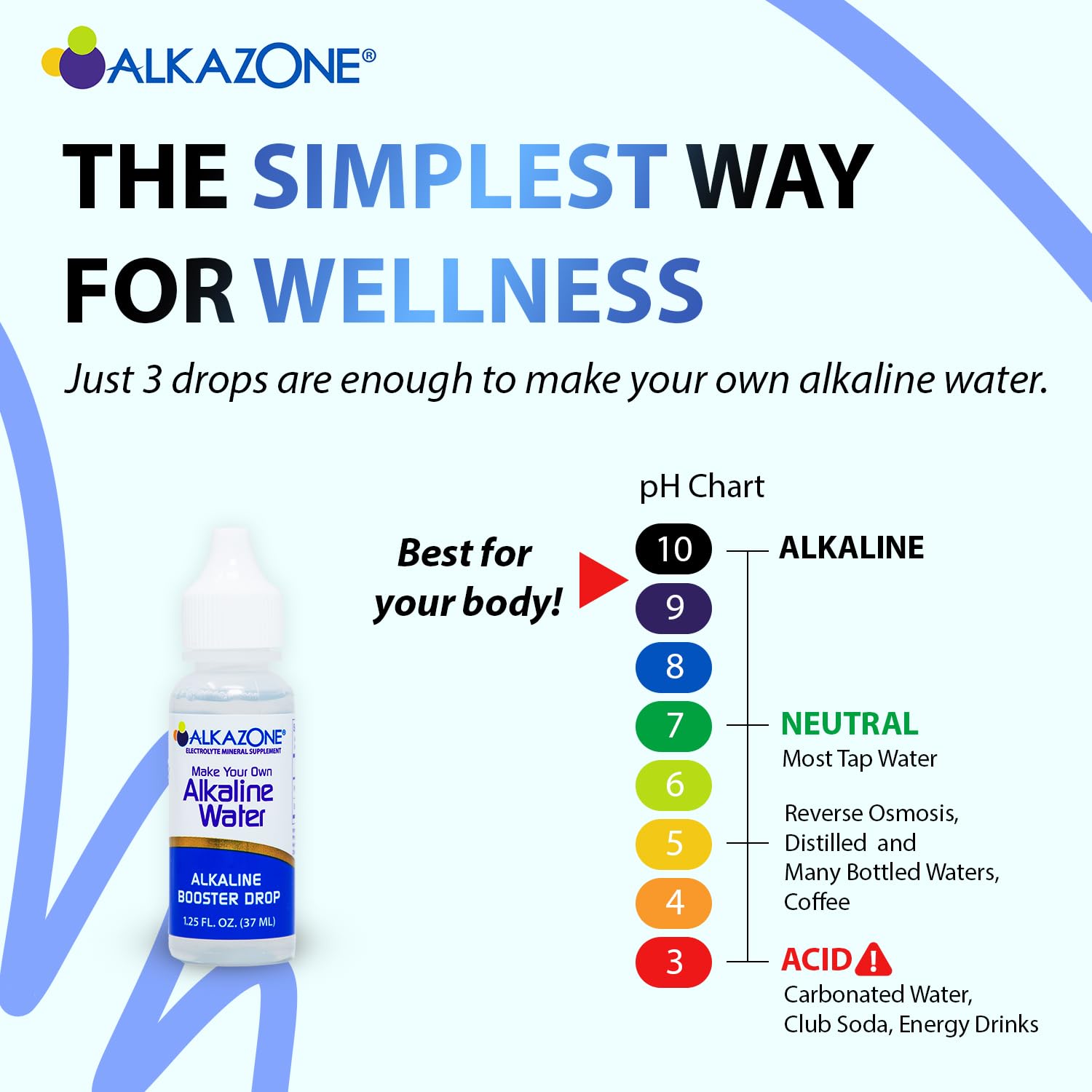 Foto 4 pulgar | Alkaline Booster Drop Alkazone 37 Ml (2 Paquetes) Hace Agua Alcalina - Venta Internacional.
