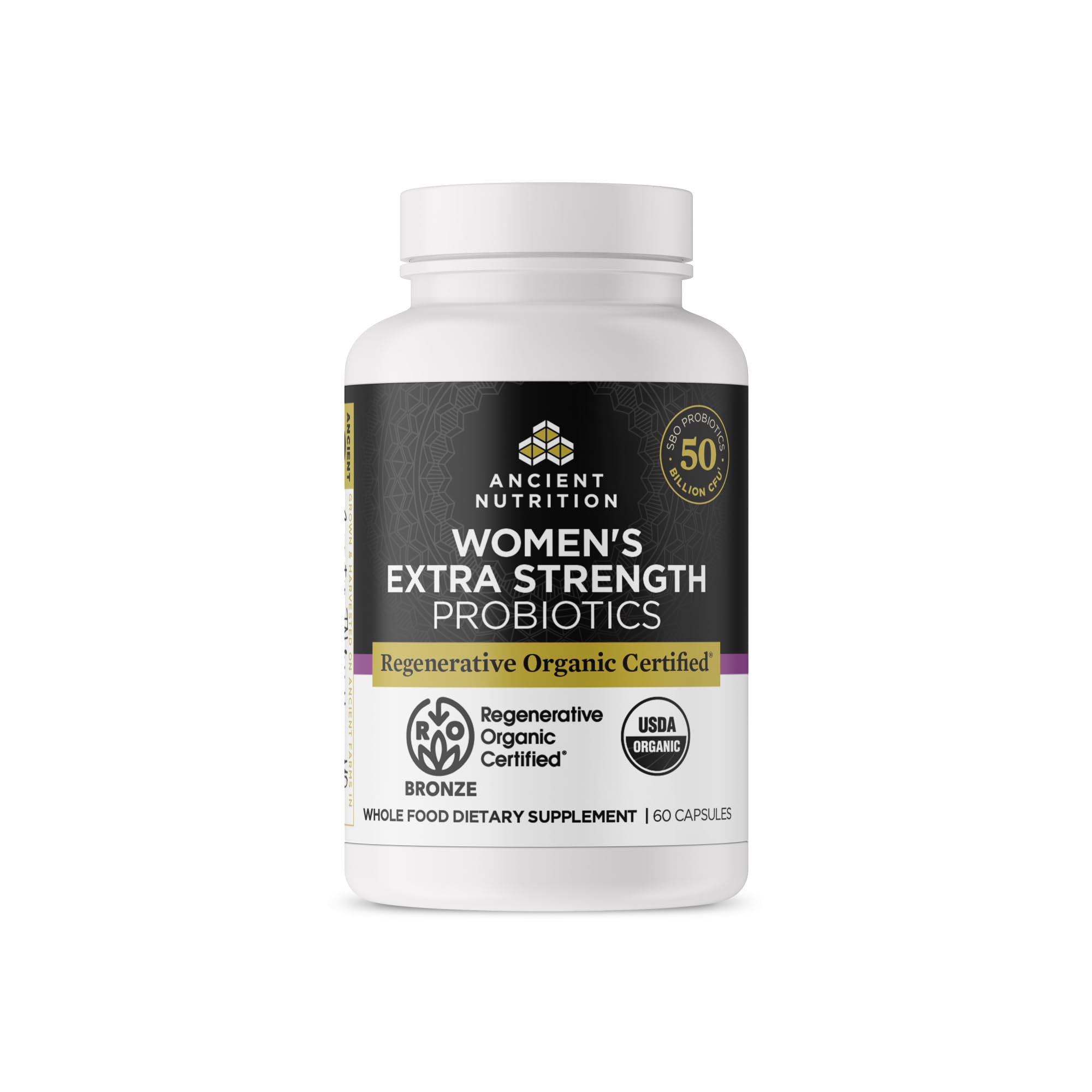 Foto 2 pulgar | Probiotics Ancient Nutrition, Regenerativos, Orgánicos, Para Mujeres, 60 Unidades - Venta Internacional.