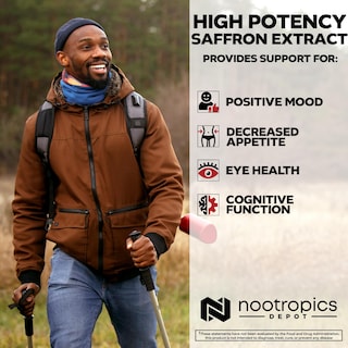 Foto 4 | Suplemento Nootropics Depot De Extracto De Azafrán 30 Mg 60 Cápsulas - Venta Internacional.