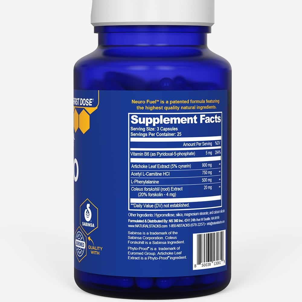Foto 5 pulgar | Suplemento Natural Stacks Neurofuel Nootrópico Brain Support - Venta Internacional.