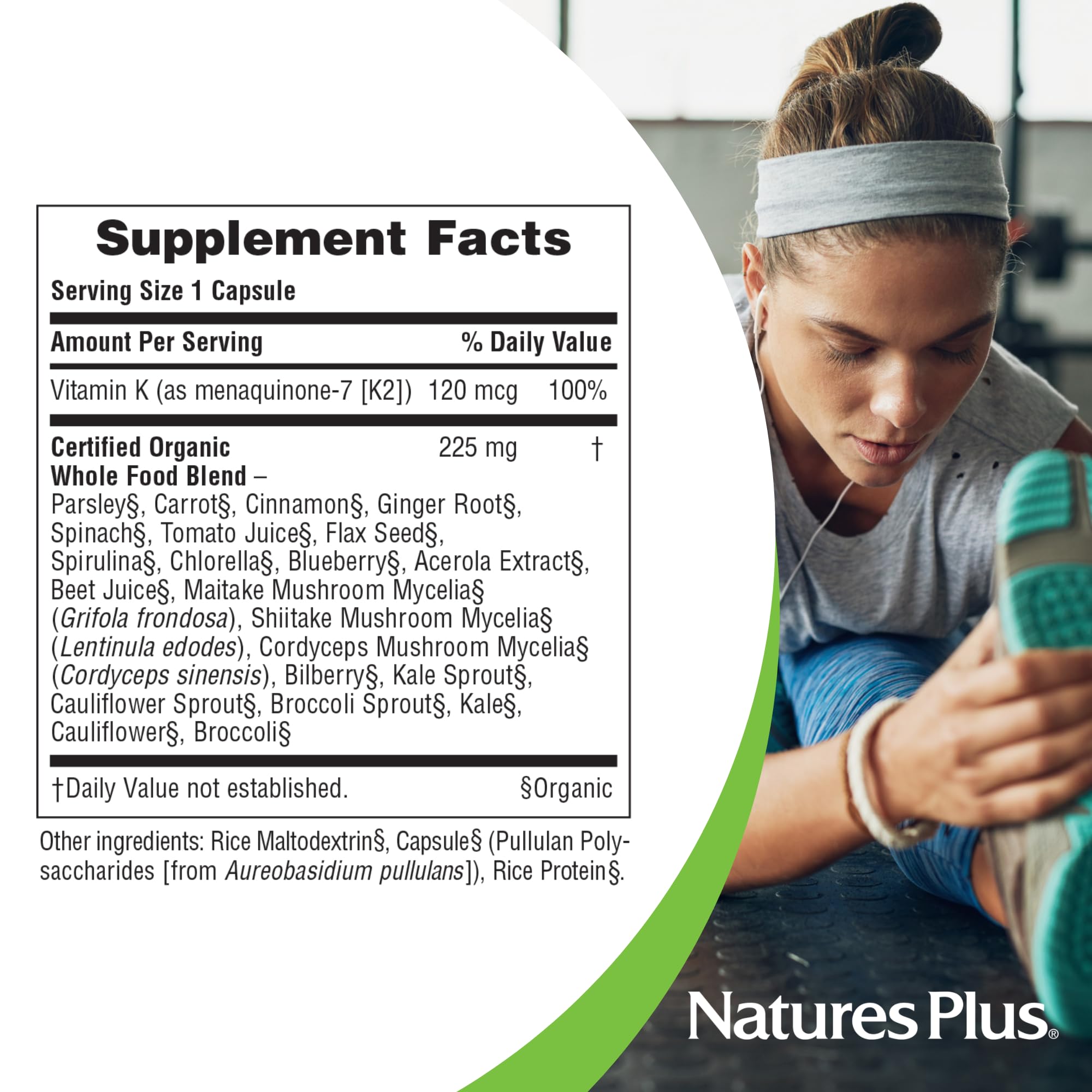 Foto 5 pulgar | Suplemento De Vitamina K2 Source Of Life Garden De Natures Plus - Venta Internacional.