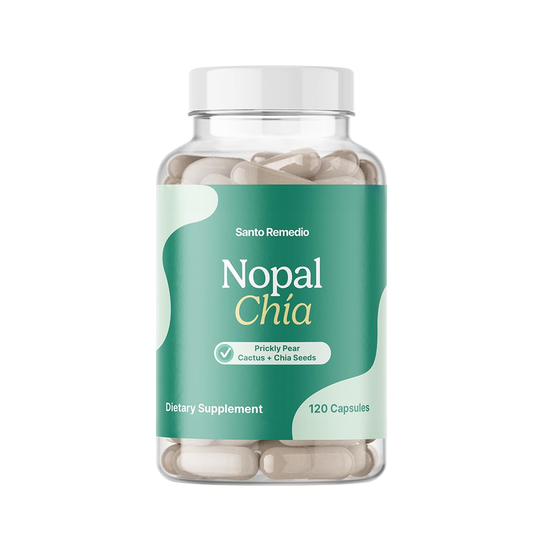 Foto 1 | Suplemento Dietético Santo Remedio Nopal Chía En Polvo 120 Cápsulas - Venta Internacional.
