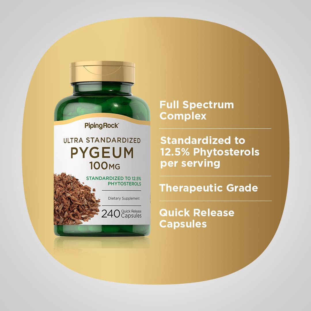 Foto 4 | Suplemento Piping Rock Pygeum 100 Mg 240 Cápsulas - Venta Internacional.