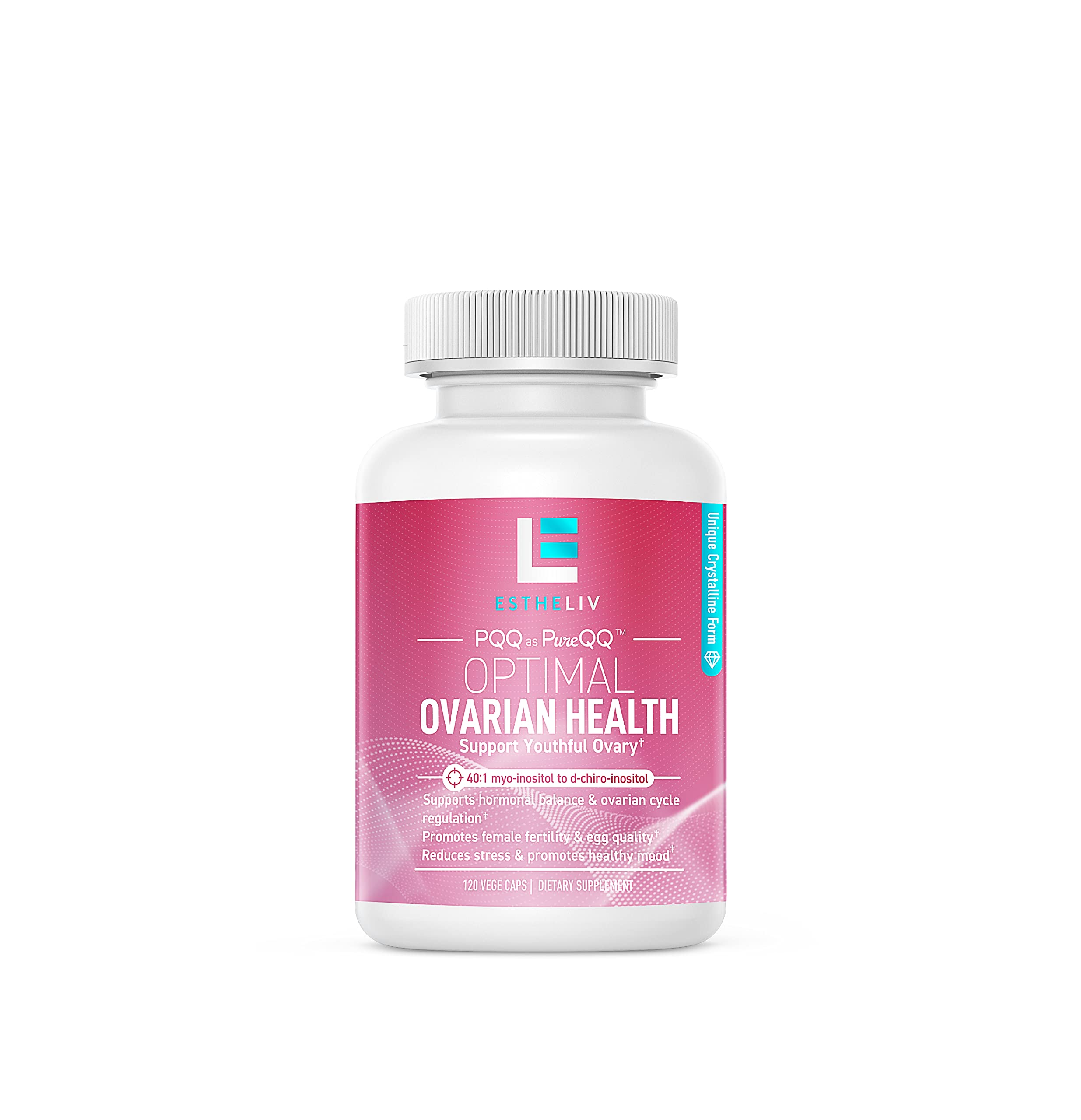 Foto 2 pulgar | Suplemento Estheliv Optimal Ovarian Health 120 Vegecaps - Venta Internacional.