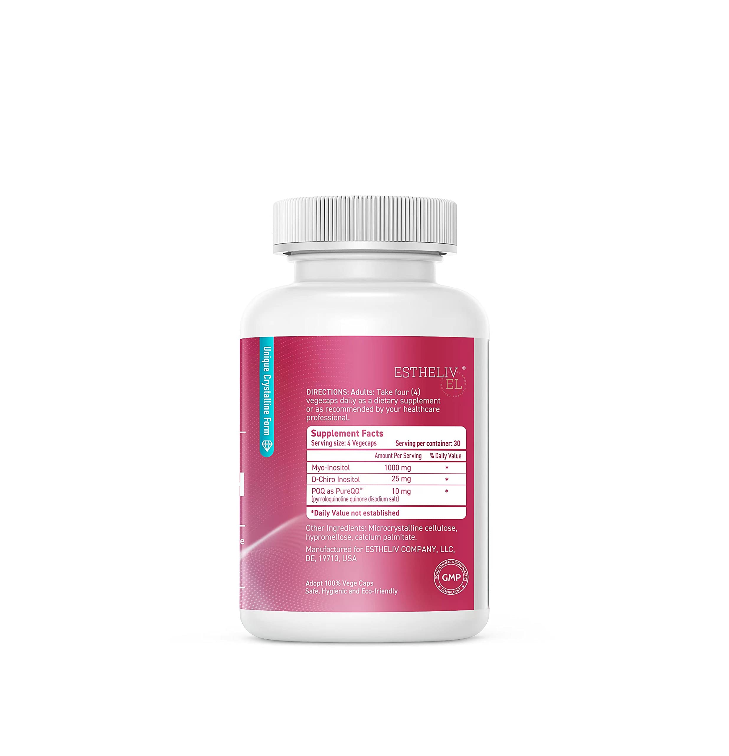Foto 3 pulgar | Suplemento Estheliv Optimal Ovarian Health 120 Vegecaps - Venta Internacional.