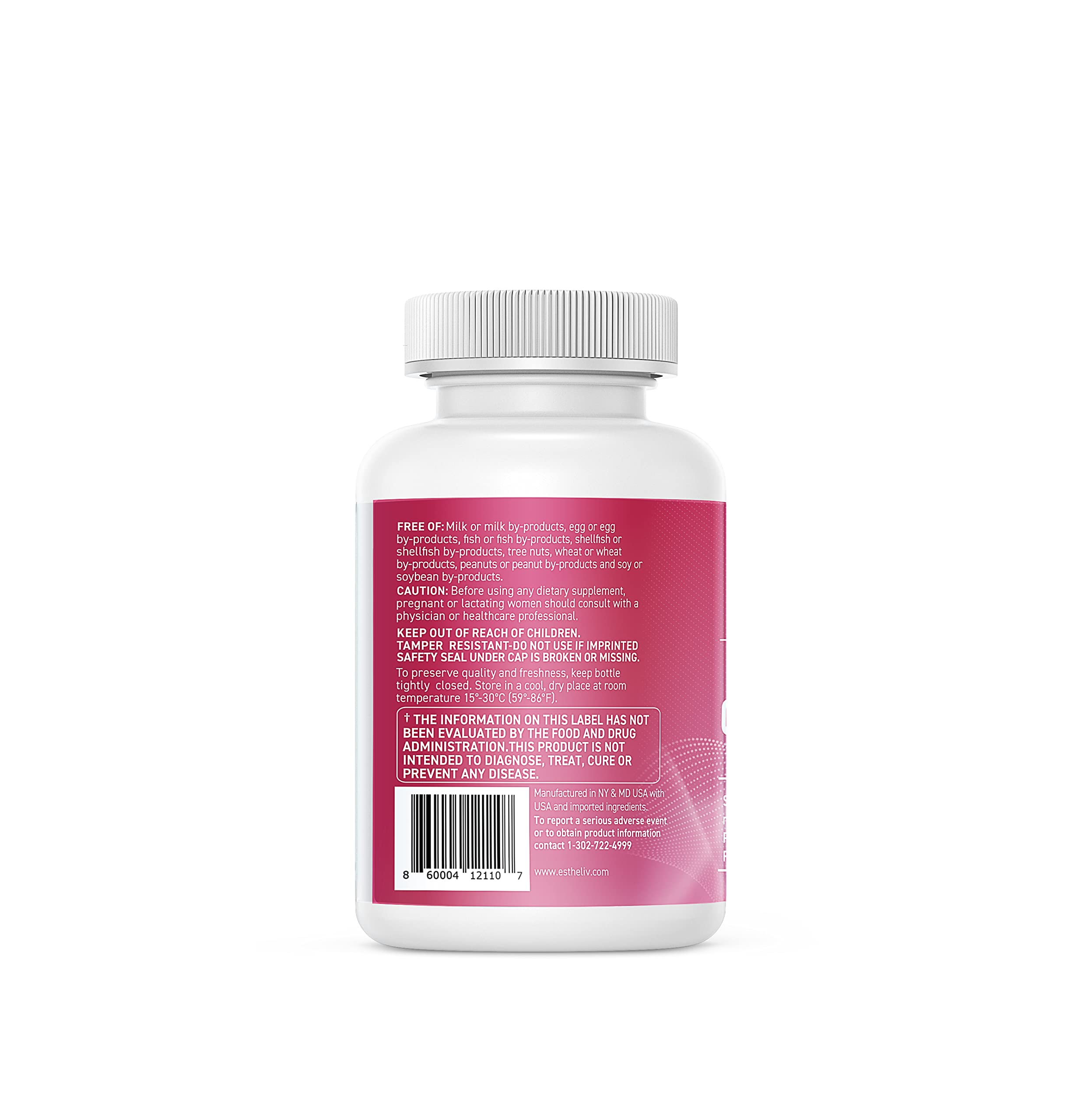 Foto 4 pulgar | Suplemento Estheliv Optimal Ovarian Health 120 Vegecaps - Venta Internacional.