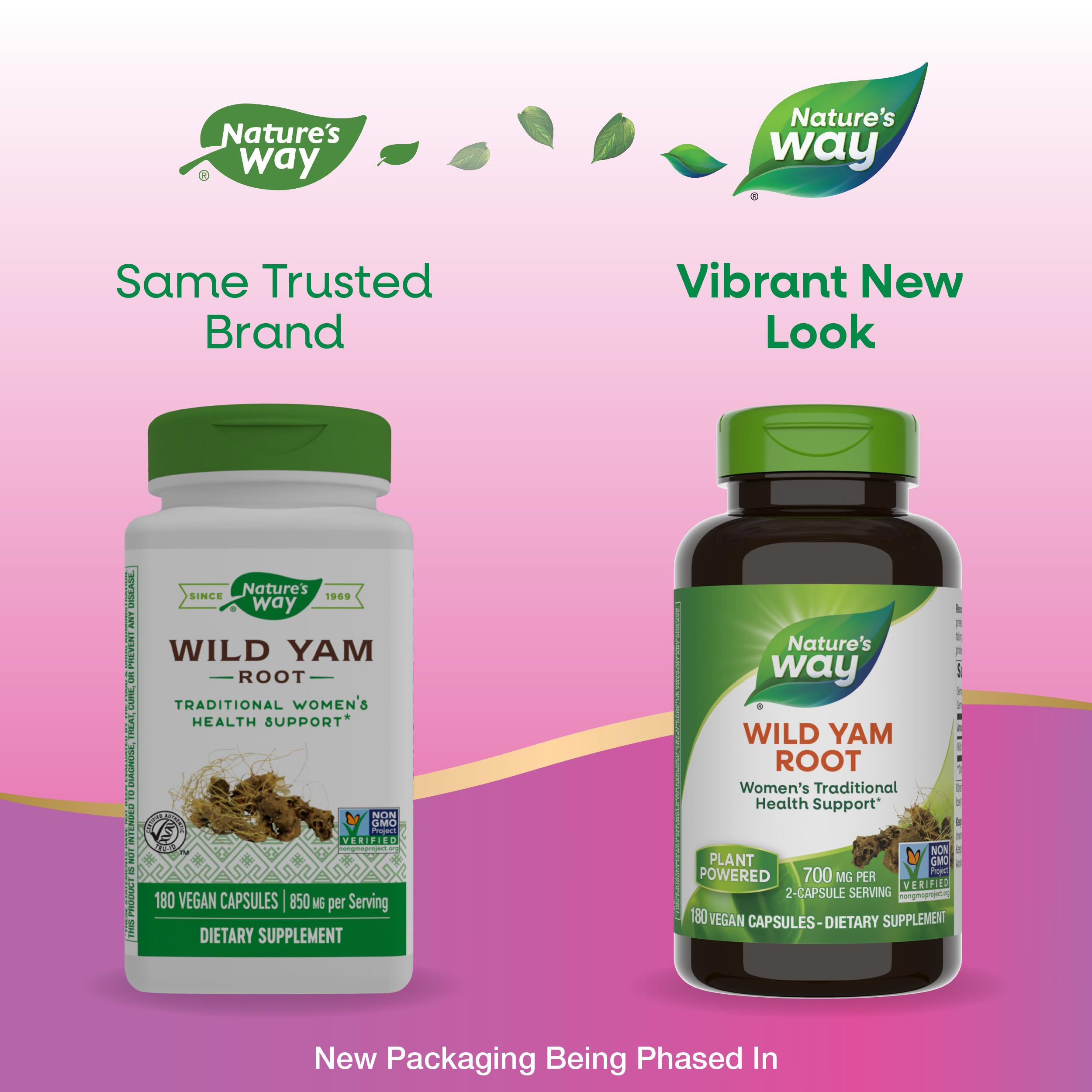 Foto 4 pulgar | Suplemento Nature's Way Wild Yam Root 180 Cápsulas Veganas - Venta Internacional.