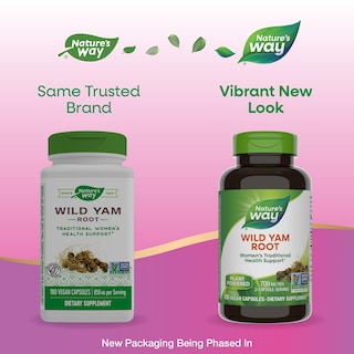 Foto 3 | Suplemento Nature's Way Wild Yam Root 180 Cápsulas Veganas - Venta Internacional.
