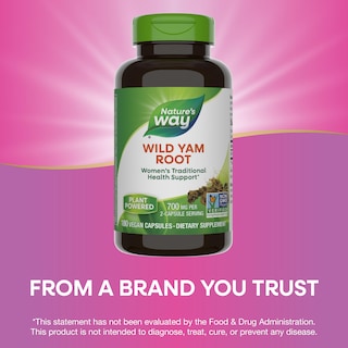 Foto 5 | Suplemento Nature's Way Wild Yam Root 180 Cápsulas Veganas - Venta Internacional.