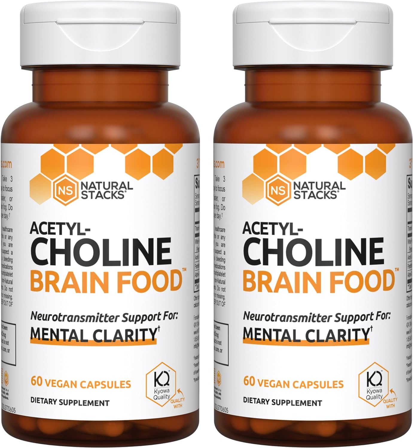 Suplemento Natural Stacks Acetilcolina Brain Food 120 Cápsulas - Venta Internacional.