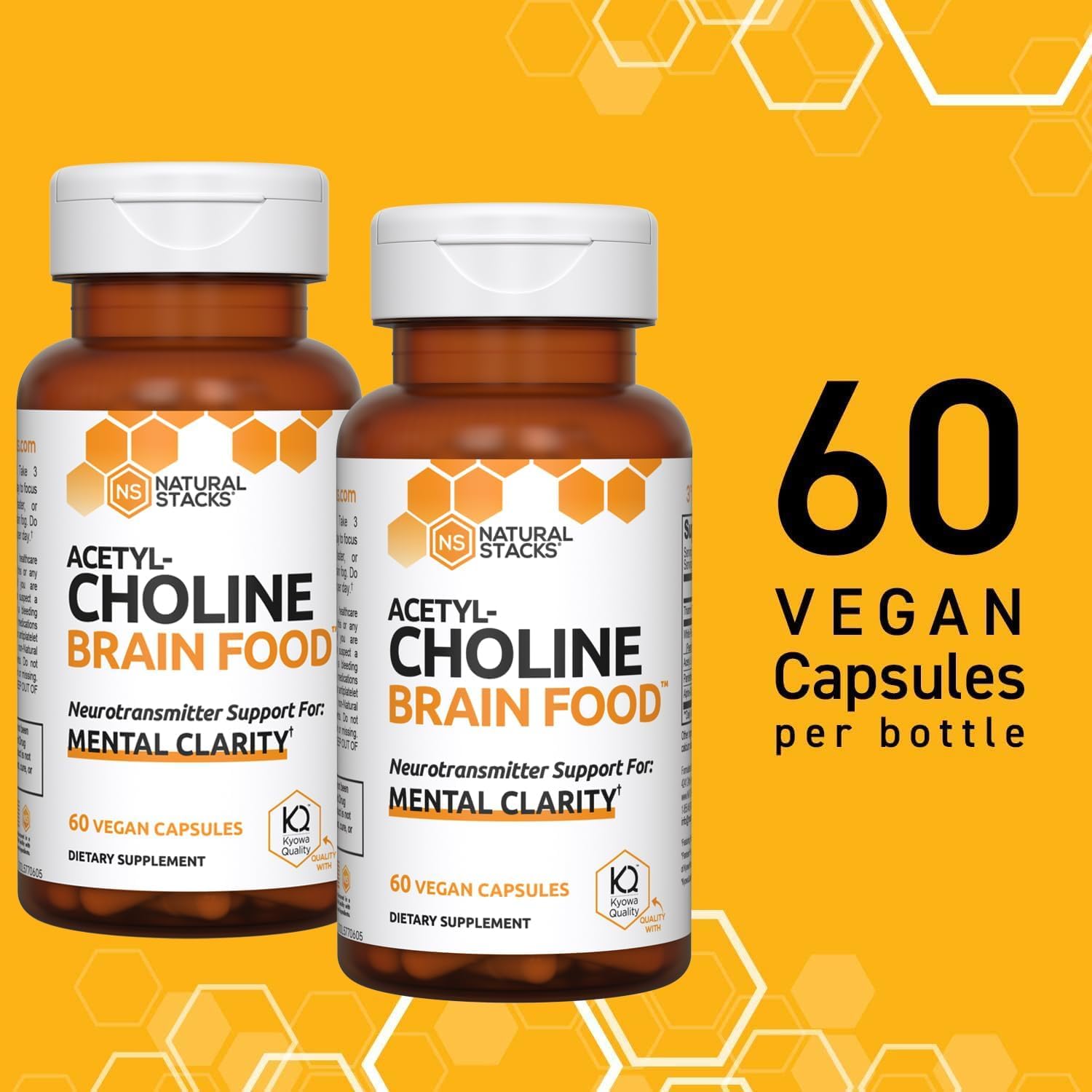 Foto 4 pulgar | Suplemento Natural Stacks Acetilcolina Brain Food 120 Cápsulas - Venta Internacional.
