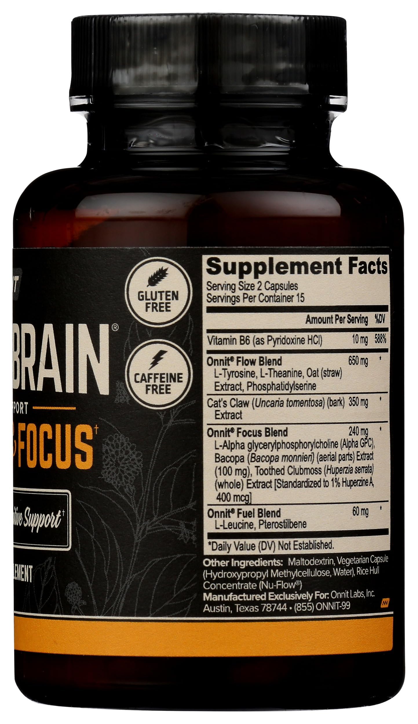 Foto 7 pulgar | Suplemento Onnit Alpha Brain Memory & Focus 30 Cápsulas - Venta Internacional.