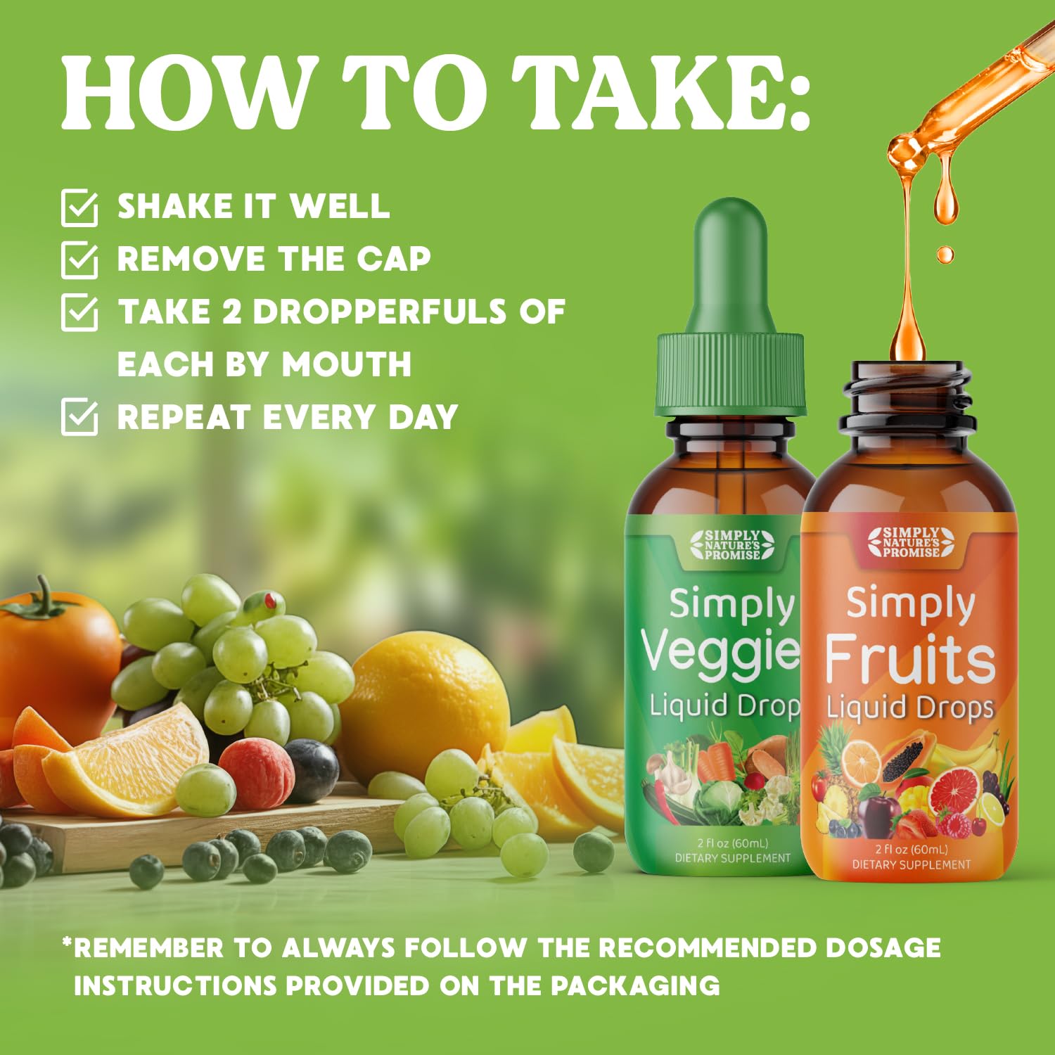 Foto 7 | Complementa Las Gotas De Frutas Y Verduras Simply Nature's Promise - Venta Internacional.