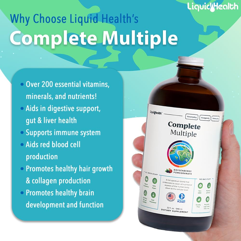 Foto 4 pulgar | Multivitamínico Líquido Liquidhealth Complete Multiple 960 Ml - Venta Internacional.