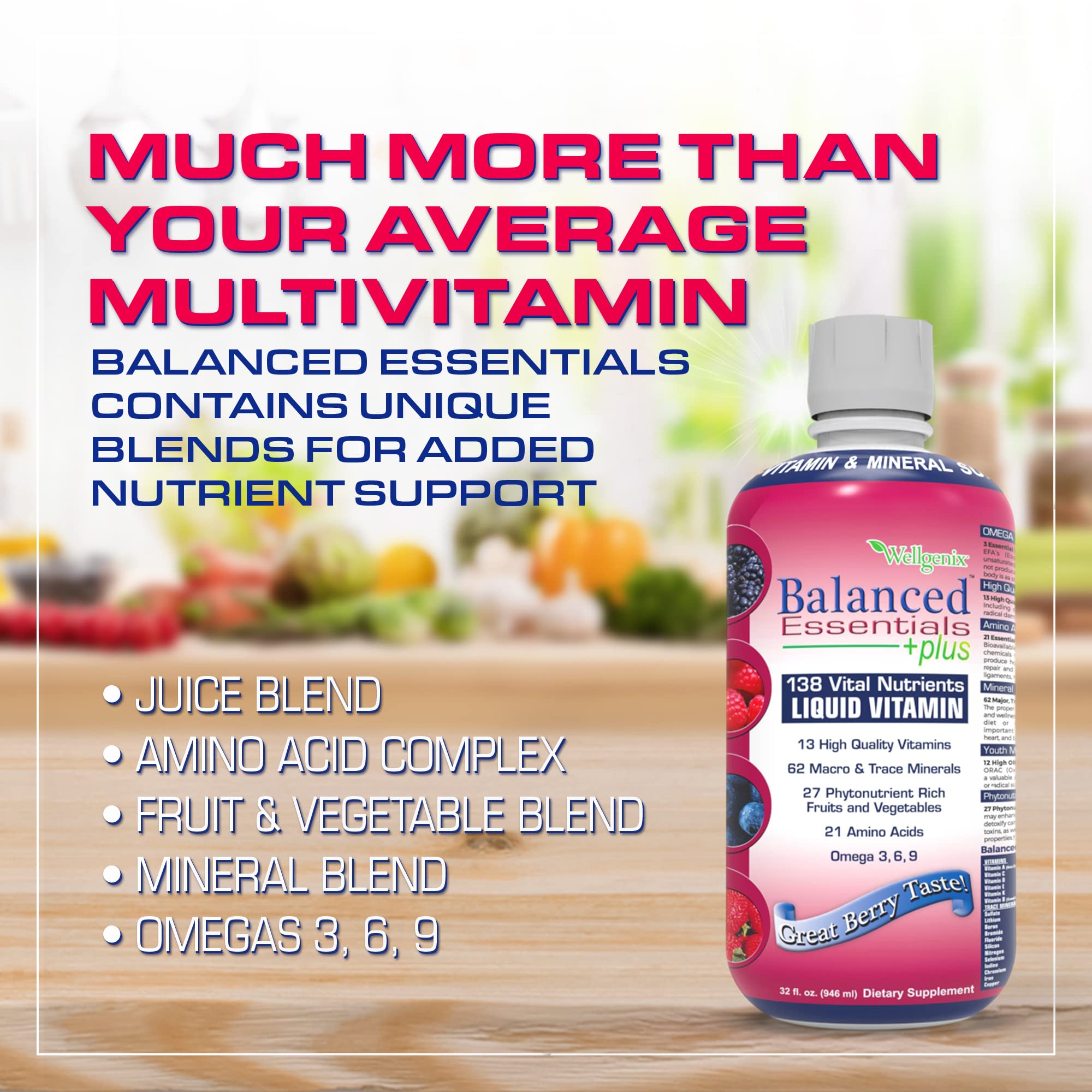 Foto 5 pulgar | Suplemento Nutricional Líquido Wellgenix Balanced Essentials - Venta Internacional.