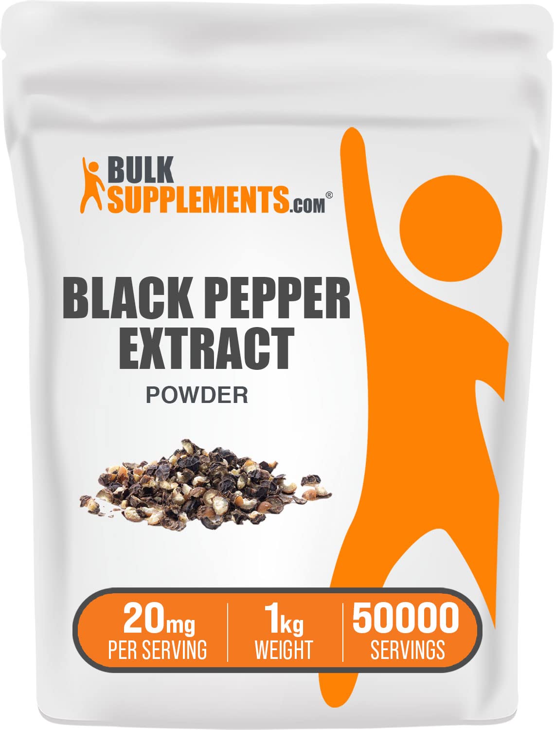 Foto 2 pulgar | Suplemento Bulksupplements.com Extracto De Pimienta Negra 1 Kg - Venta Internacional.