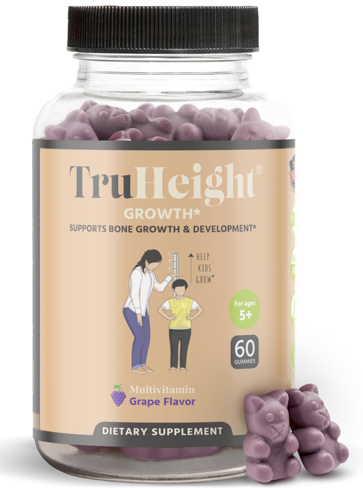 Foto 2 pulgar | Suplemento ProHeight Multivitamínico Grape Flavor de 60 Gomitas-Venta Internacional