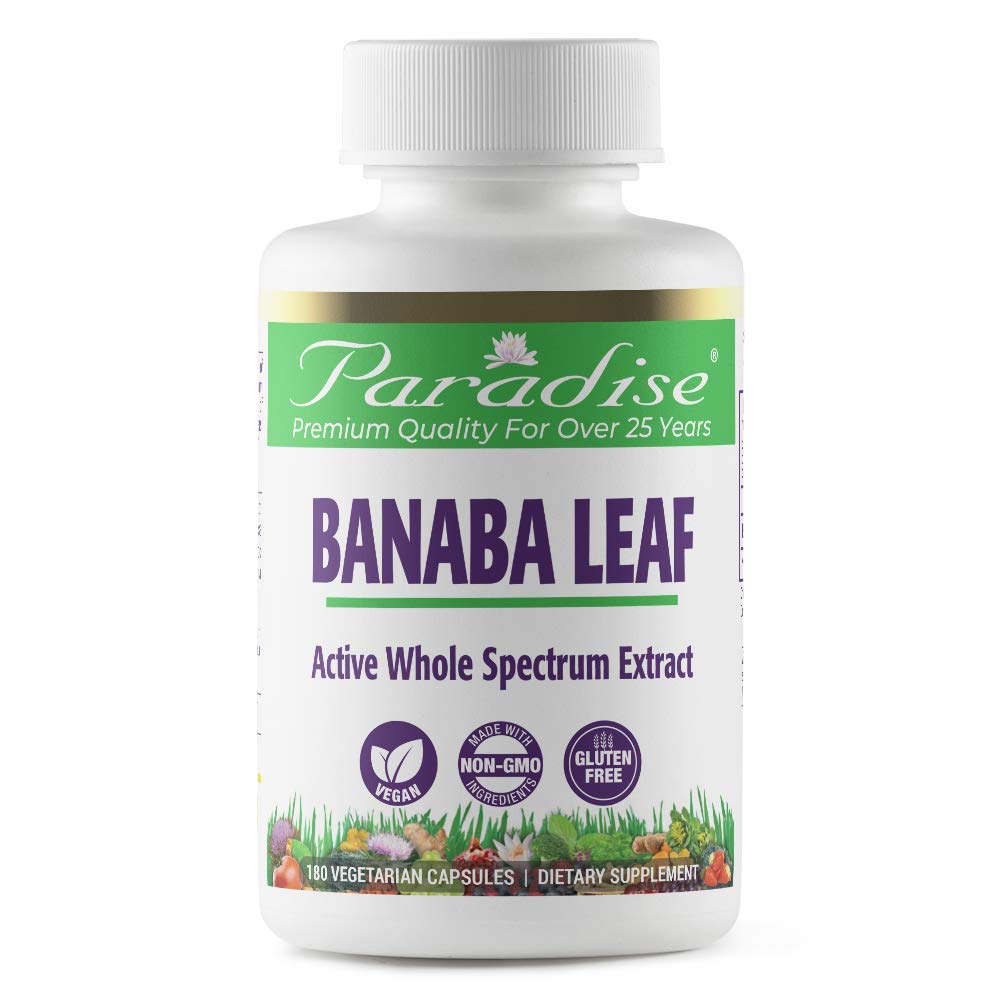 Foto 2 pulgar | Suplemento De Extracto De Hoja De Banaba 12:1 De Paradise Herbs, 250 Mg - Venta Internacional.