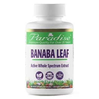 Foto 1 | Suplemento De Extracto De Hoja De Banaba 12:1 De Paradise Herbs, 250 Mg - Venta Internacional.