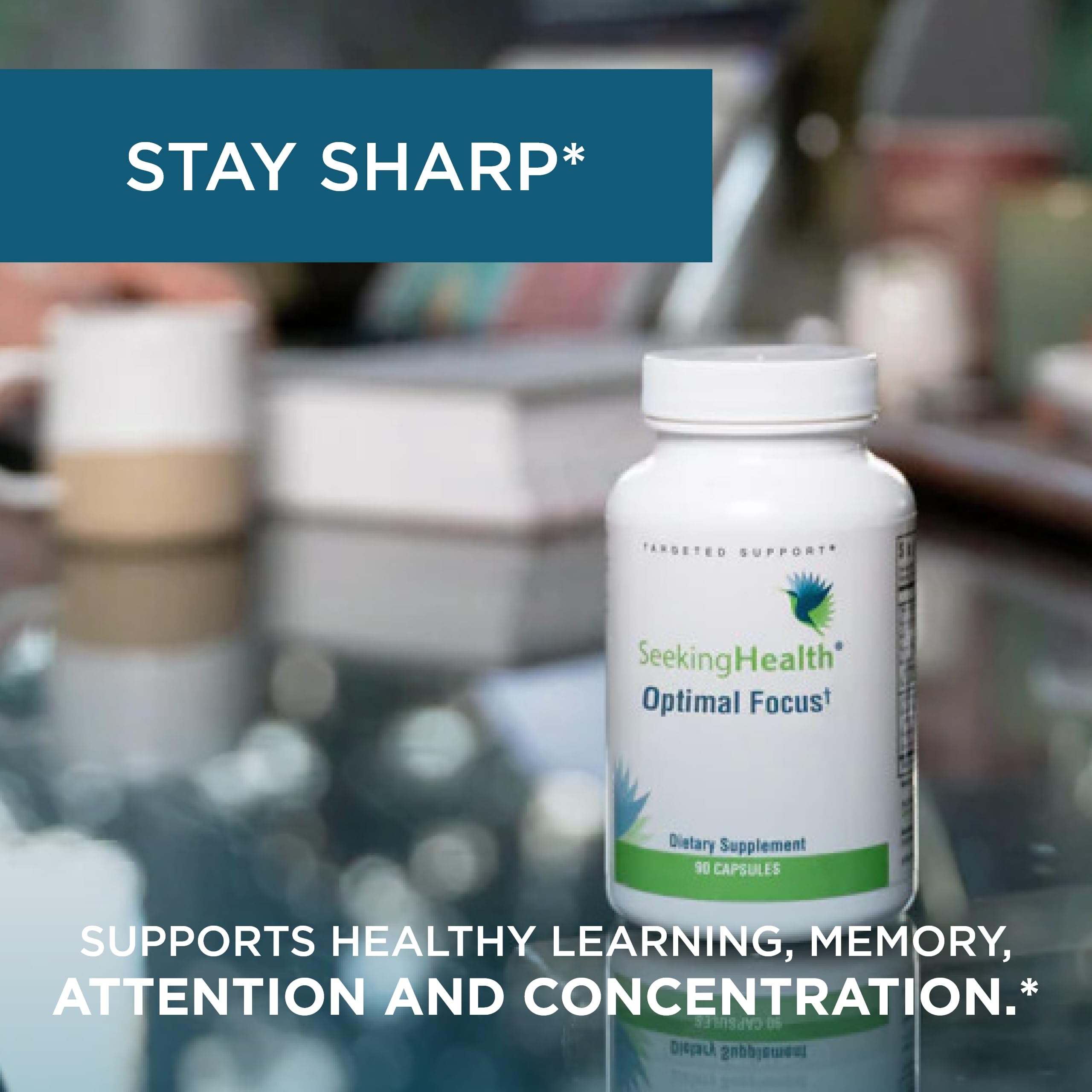 Foto 5 | Supplement Seeking Health Optimal Focus Memory Support 90 Cápsulas - Venta Internacional.