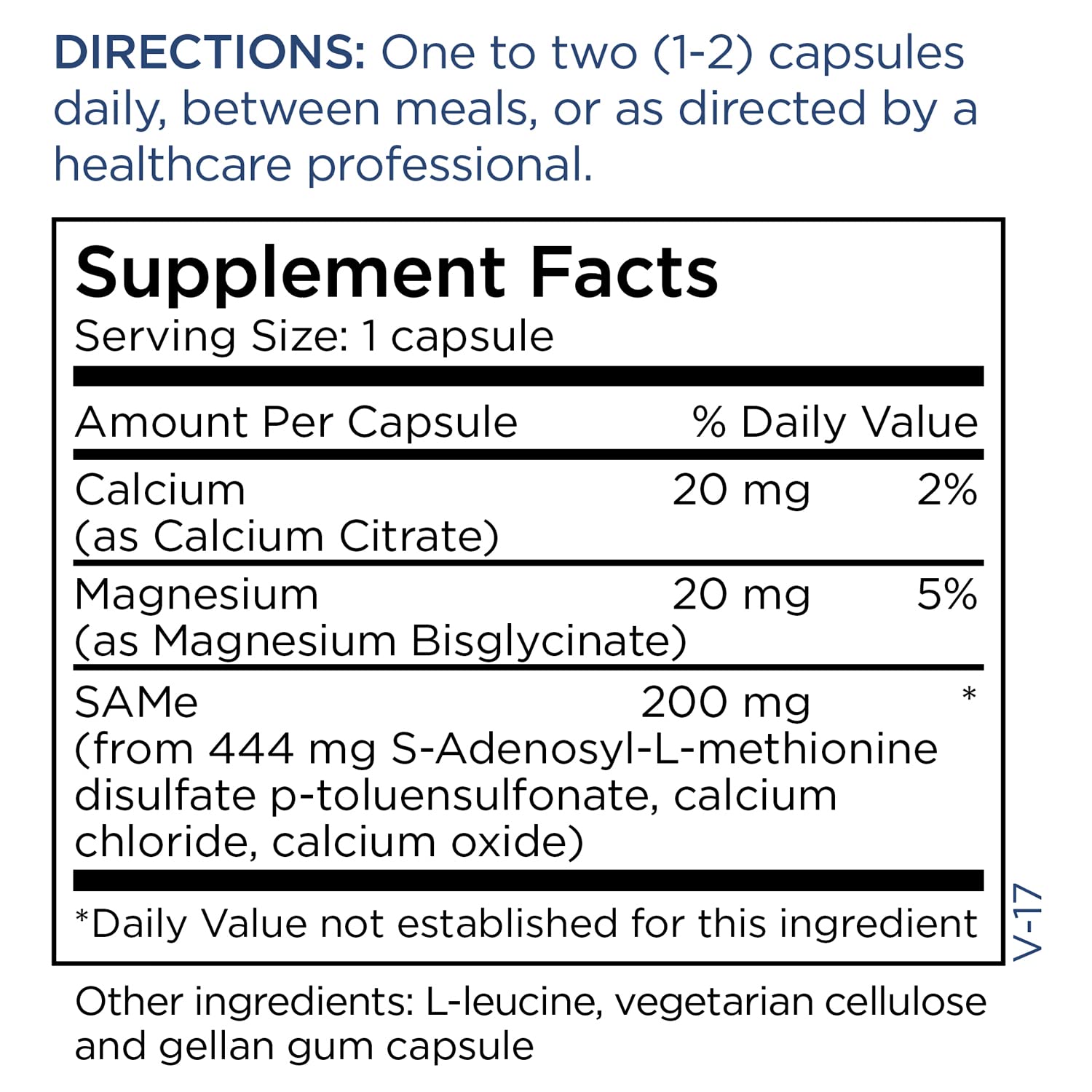Foto 5 pulgar | Suplemento Metabolic Maintenance Same 200 Mg De S-adenosil Metionina Sam-e Con Magnesio 60 Cápsulas - Venta Internaci