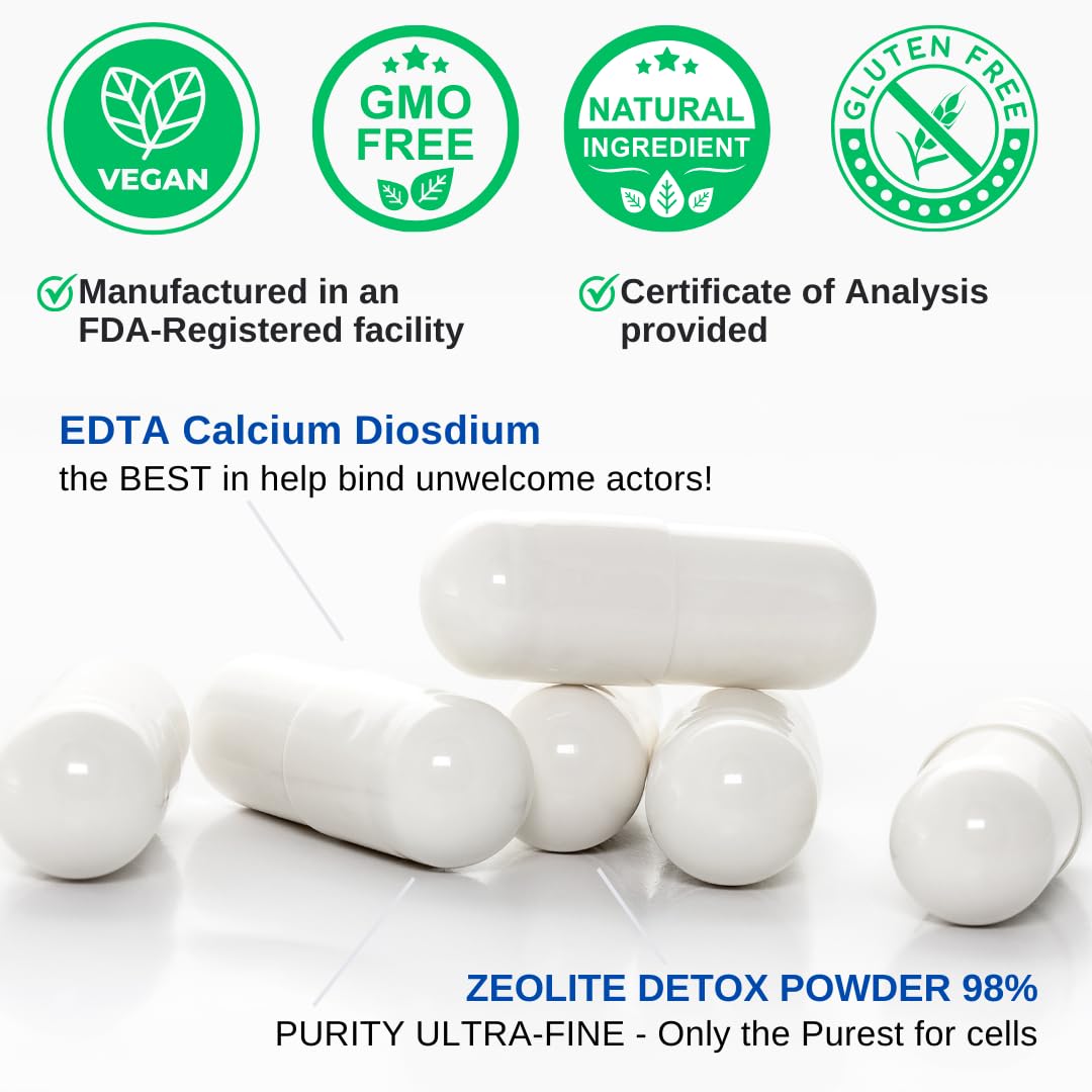 Foto 3 pulgar | Suplemento Vinatura, Cápsulas De Edta, 1500 Mg, Soporte Hepático, 90 Unidades - Venta Internacional.