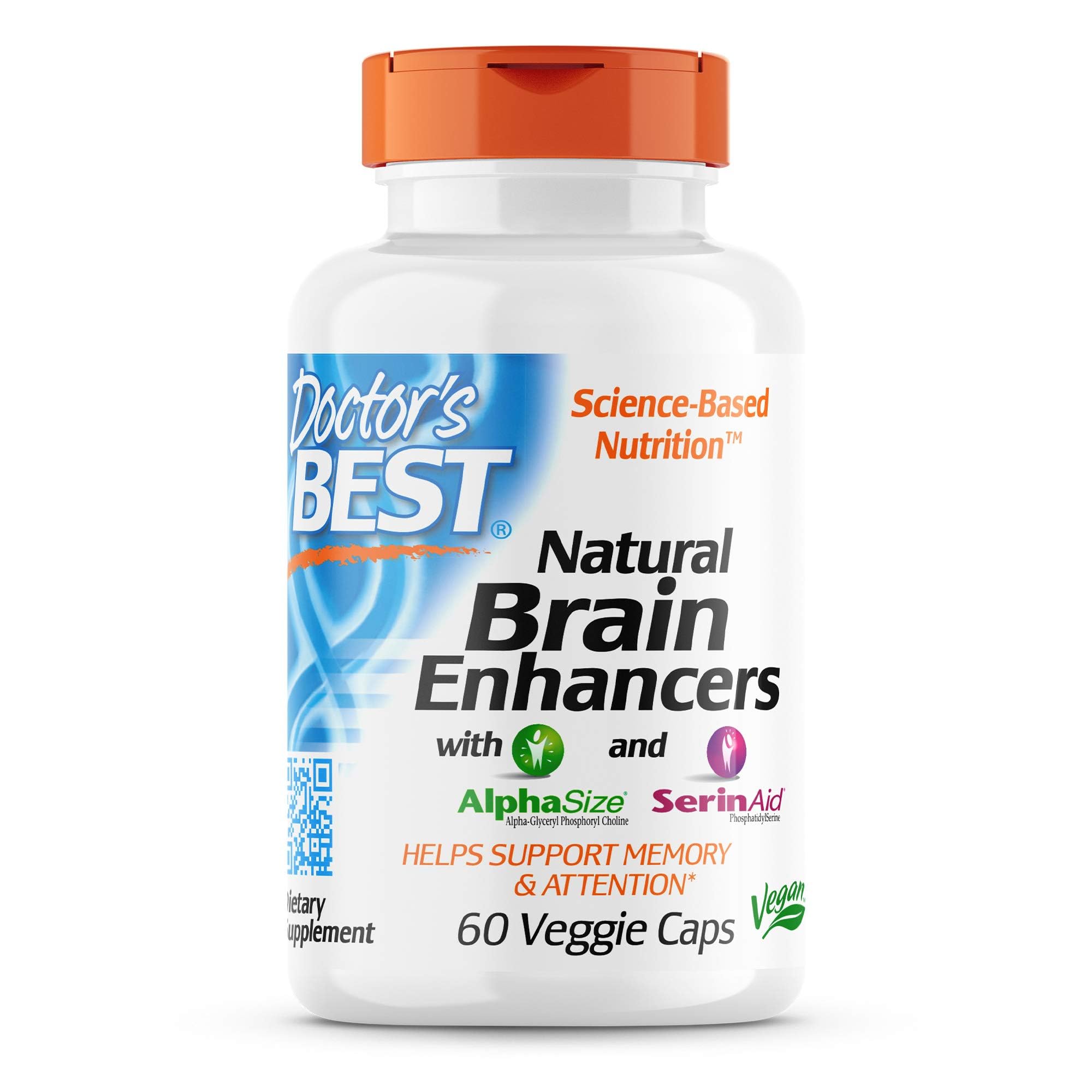 Suplemento Doctor's Best Natural Brain Enhancers 60 Cápsulas - Venta Internacional.