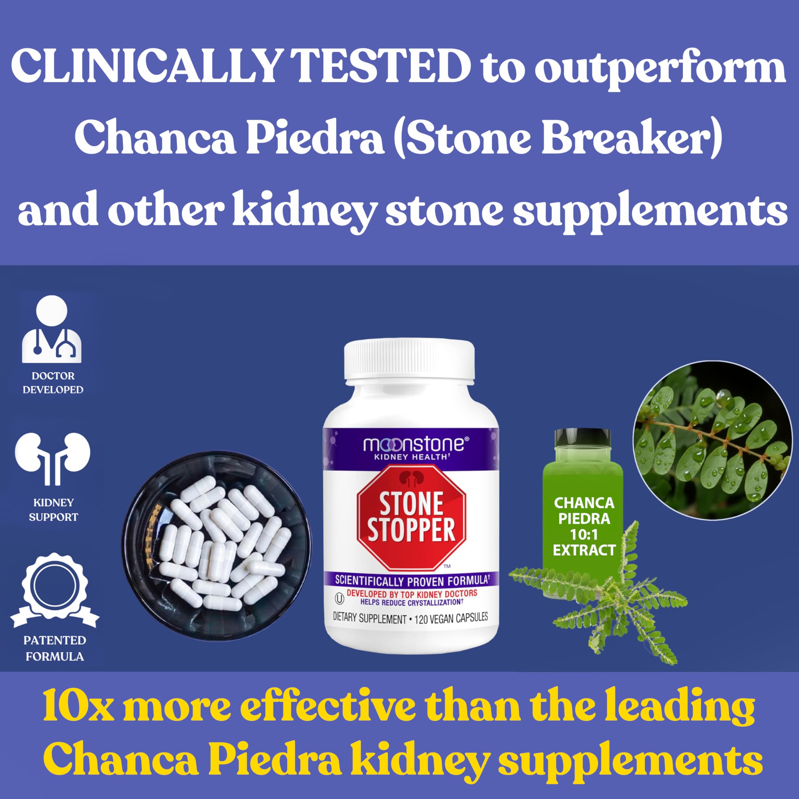 Foto 3 pulgar | Suplemento Moonstone Stone Stopper Capsules Kidney Health - Venta Internacional.