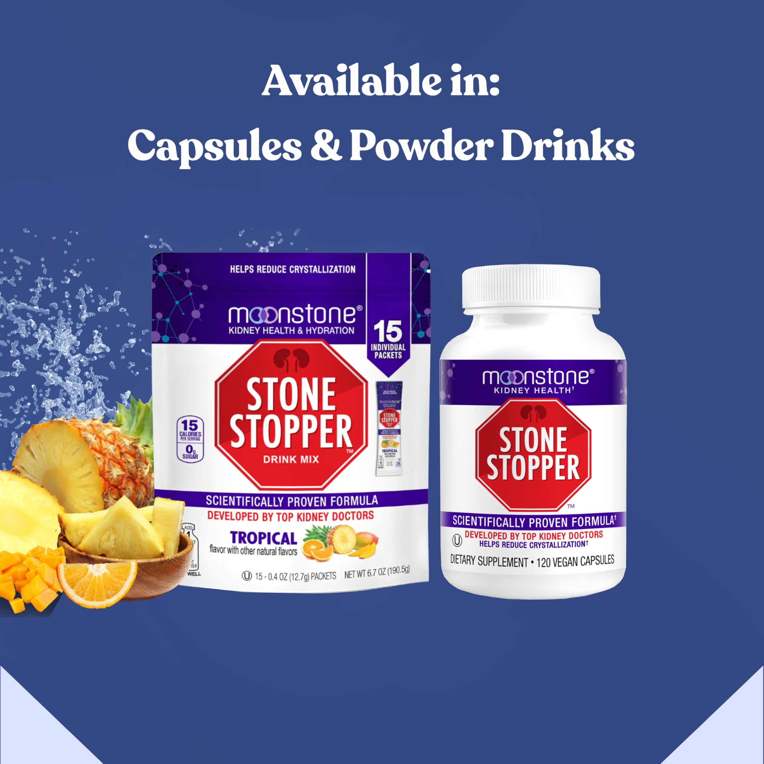 Foto 4 pulgar | Suplemento Moonstone Stone Stopper Capsules Kidney Health - Venta Internacional.