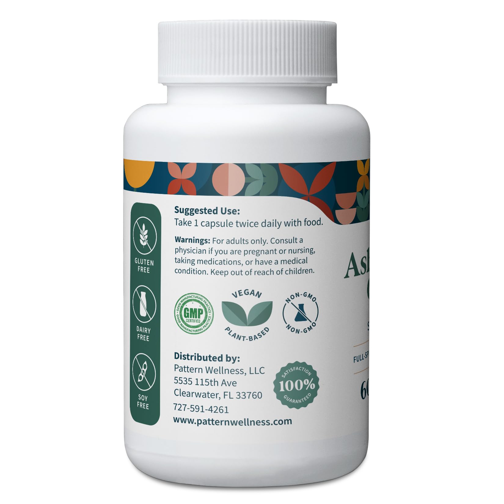 Foto 2 | Suplemento Pattern Wellness Ashwagandha Complex 360 Cápsulas - Venta Internacional.