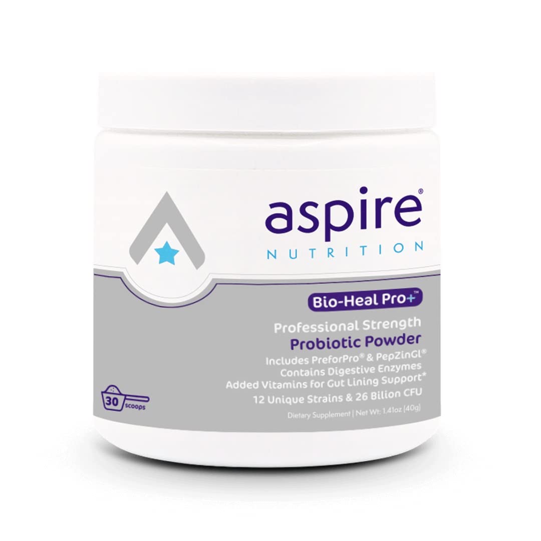 Foto 2 pulgar | Suplemento Probiótico Aspire Nutrition Bio-heal Pro+ Powder - Venta Internacional.