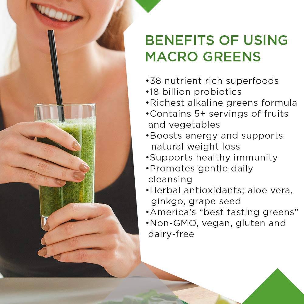 Foto 6 pulgar | Suplemento Macrolife Naturals Macro Greens, 300 Ml, 30 Porciones - Venta Internacional.