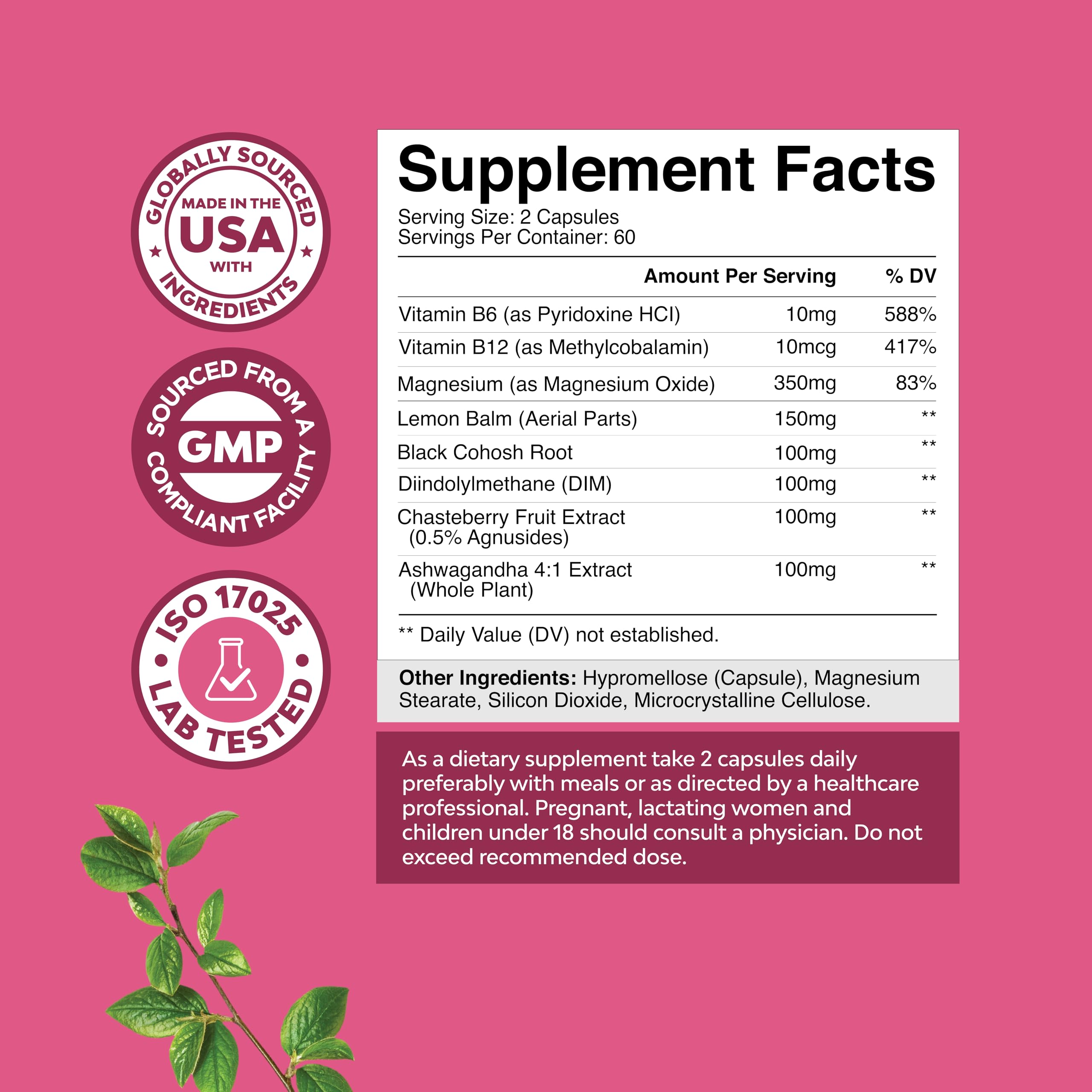 Foto 4 pulgar | Supplement Natures Craft Advanced Pms Support Women 120 Cápsulas - Venta Internacional.