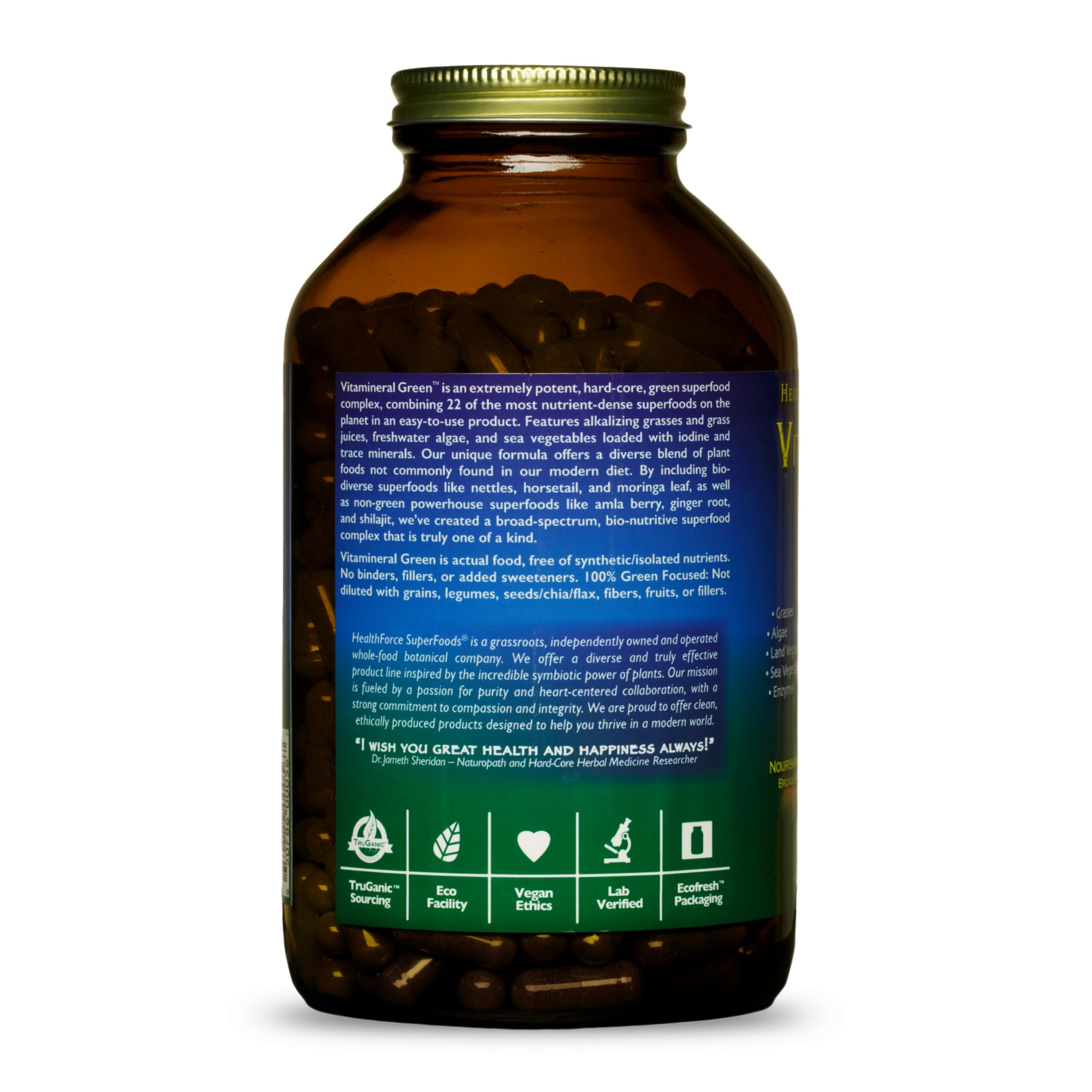 Foto 4 pulgar | Suplemento Healthforce Superfoods Vitamineral Green 400 Cápsulas - Venta Internacional.