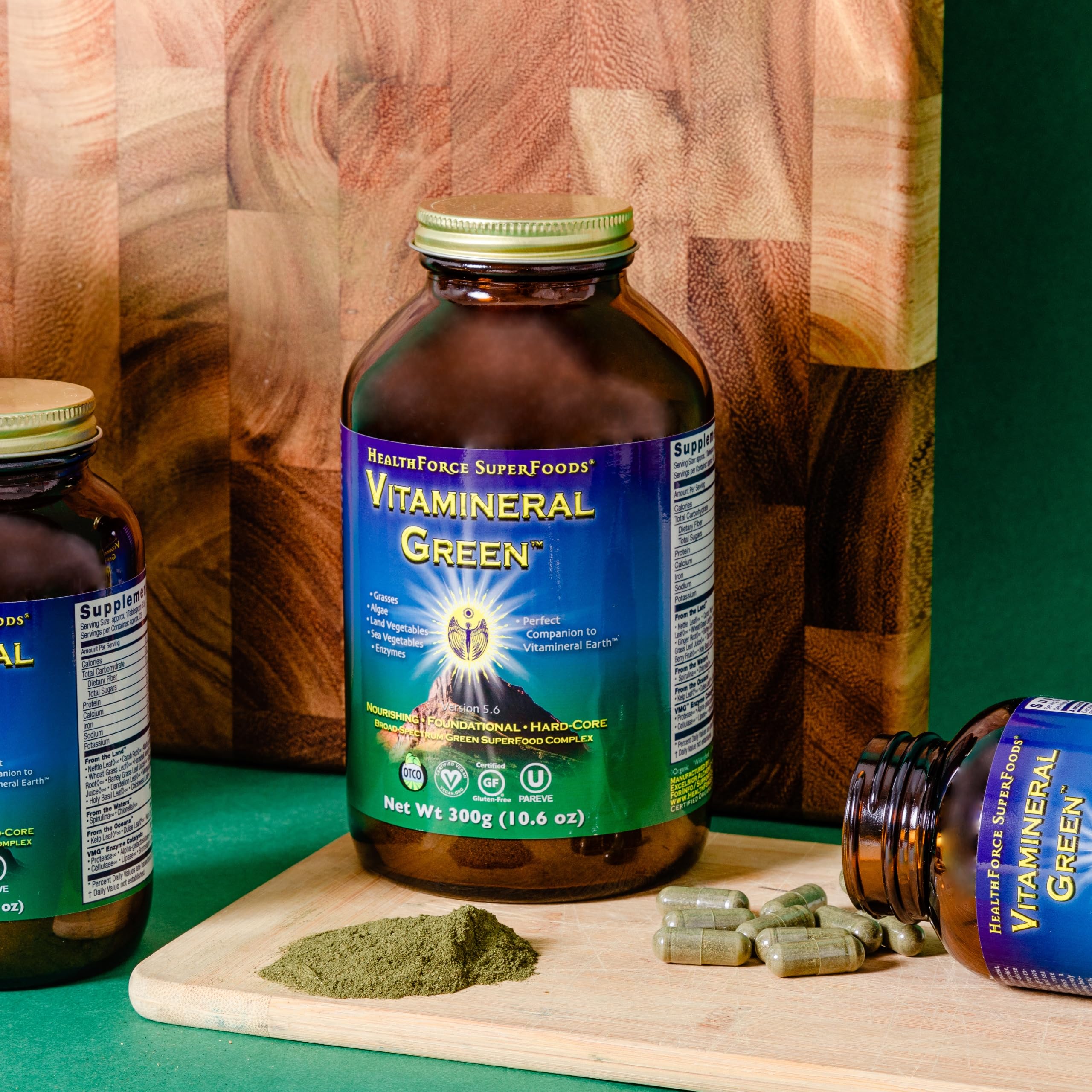 Foto 7 | Suplemento Healthforce Superfoods Vitamineral Green 400 Cápsulas - Venta Internacional.